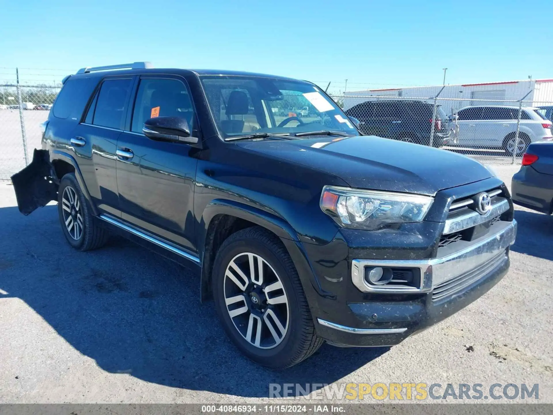 1 Photograph of a damaged car JTEZU5JRXL5222666 TOYOTA 4RUNNER 2020