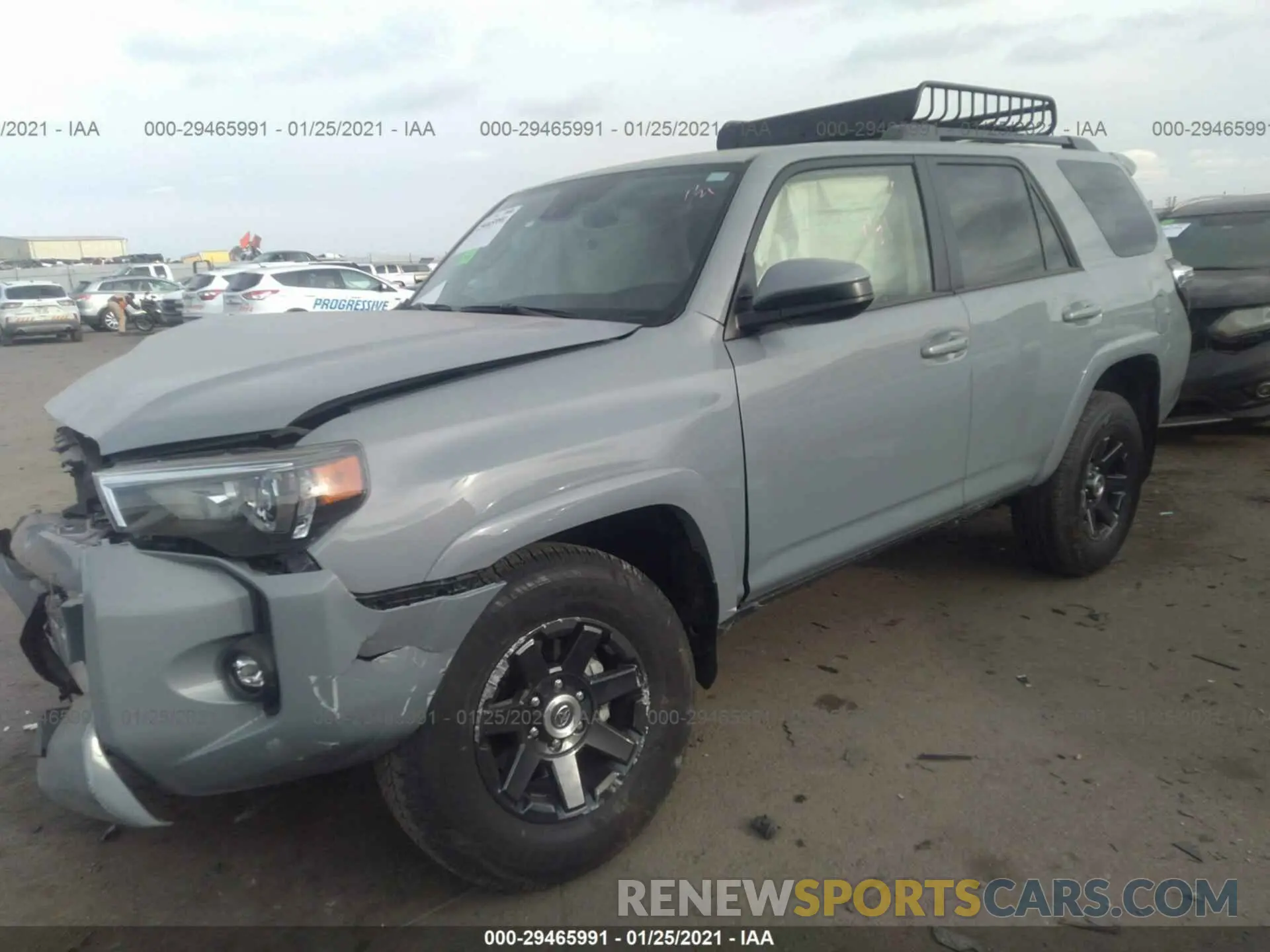 2 Photograph of a damaged car JTEBU5JR0M5841165 TOYOTA 4RUNNER 2021