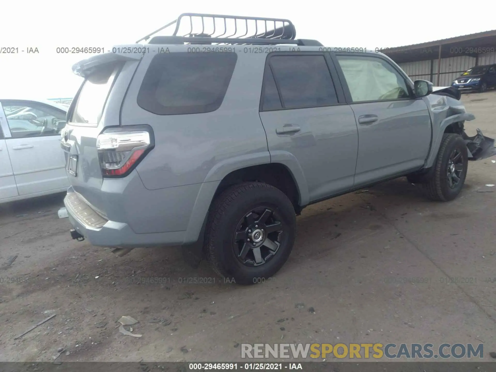 4 Photograph of a damaged car JTEBU5JR0M5841165 TOYOTA 4RUNNER 2021