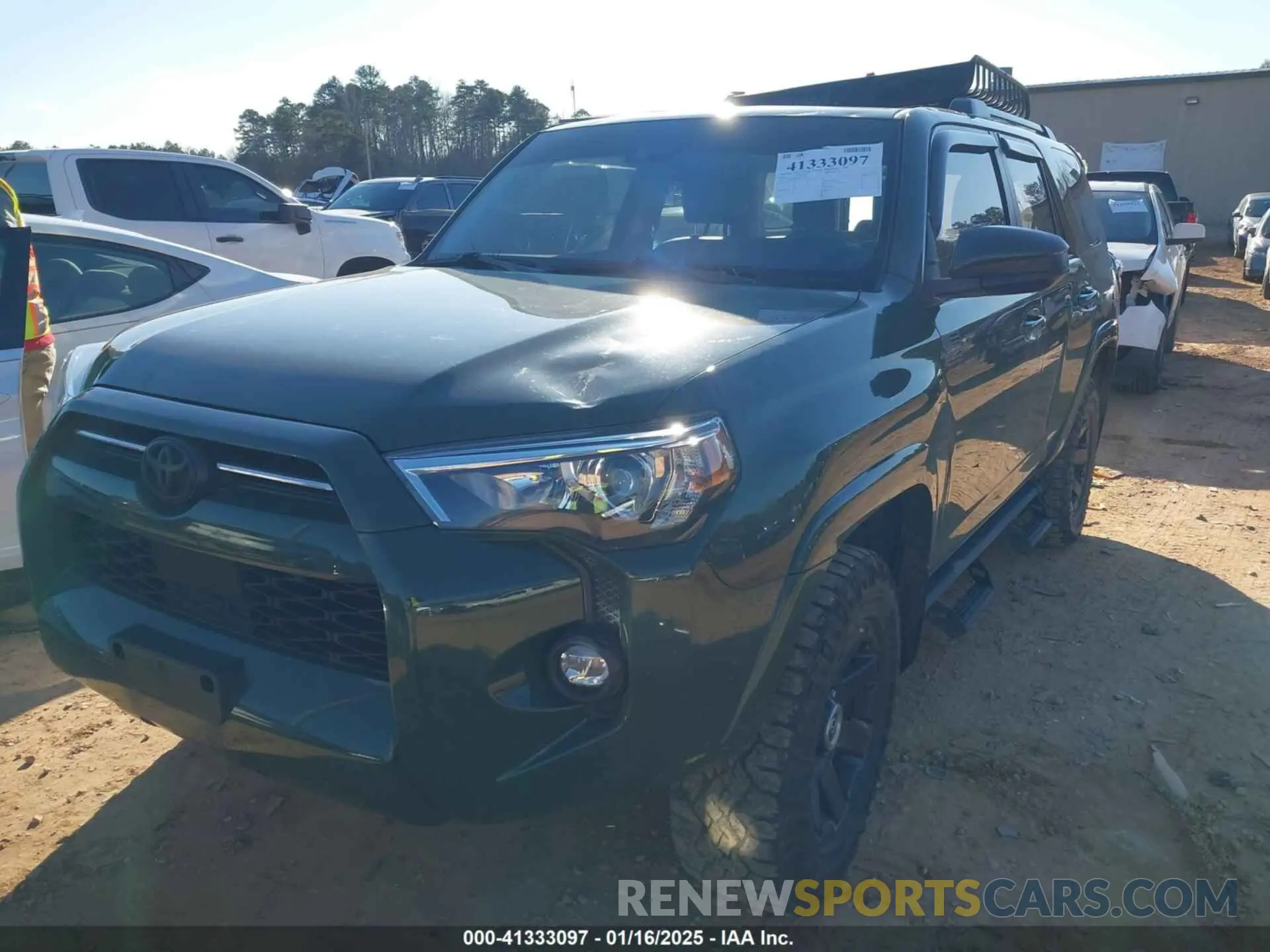 2 Photograph of a damaged car JTEBU5JR0M5967381 TOYOTA 4RUNNER 2021