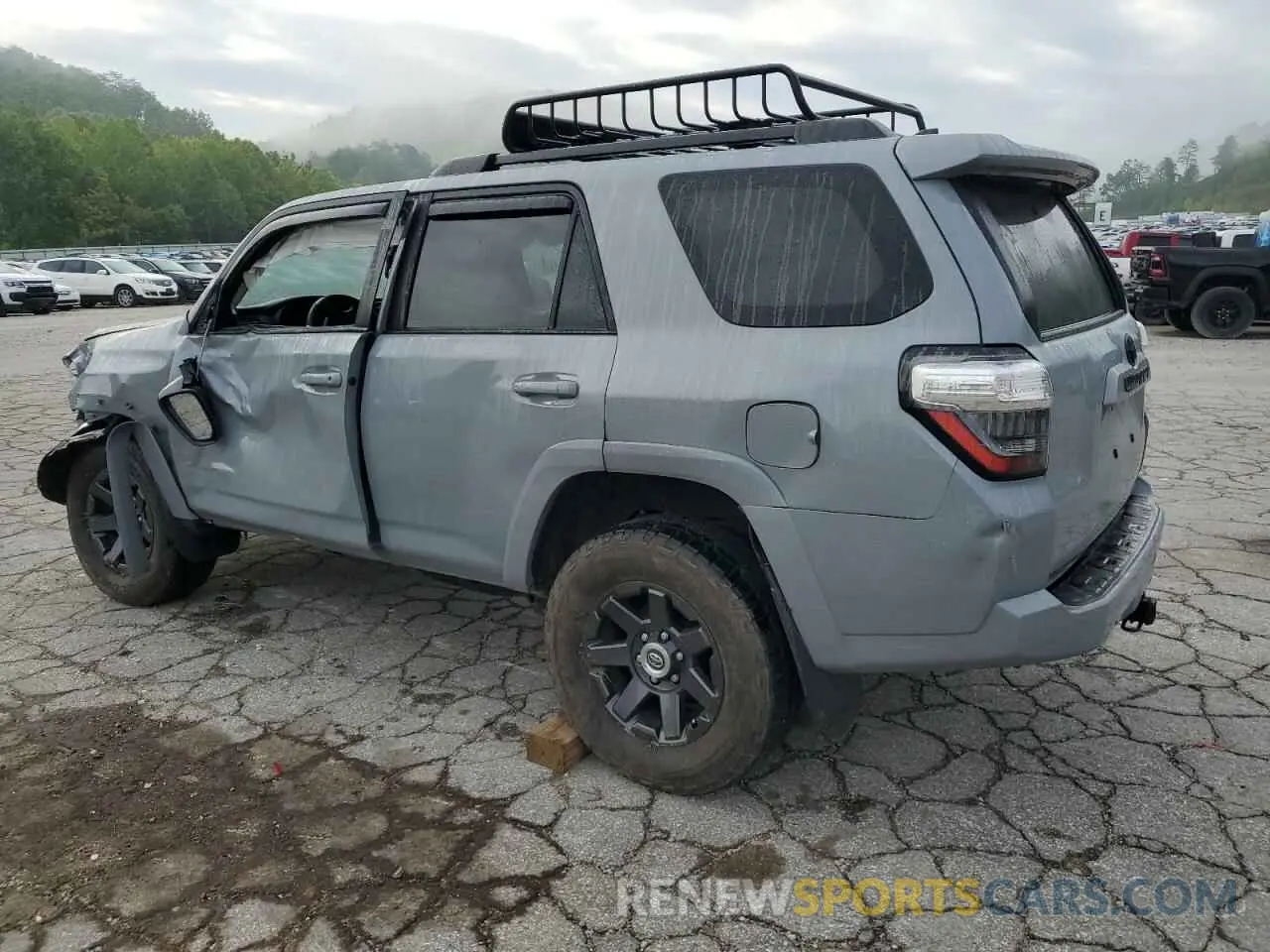 2 Photograph of a damaged car JTEBU5JR1M5849372 TOYOTA 4RUNNER 2021