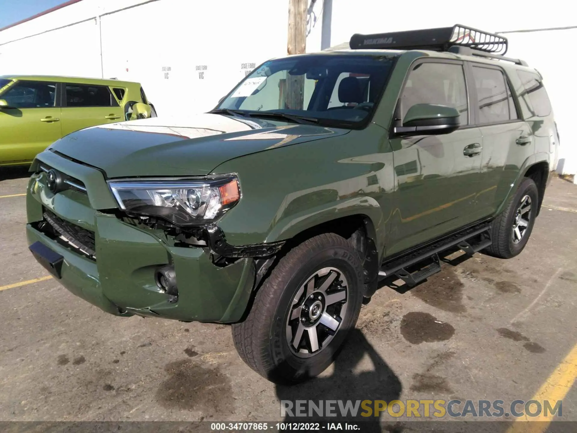 2 Фотография поврежденного автомобиля JTEBU5JR5M5912053 TOYOTA 4RUNNER 2021