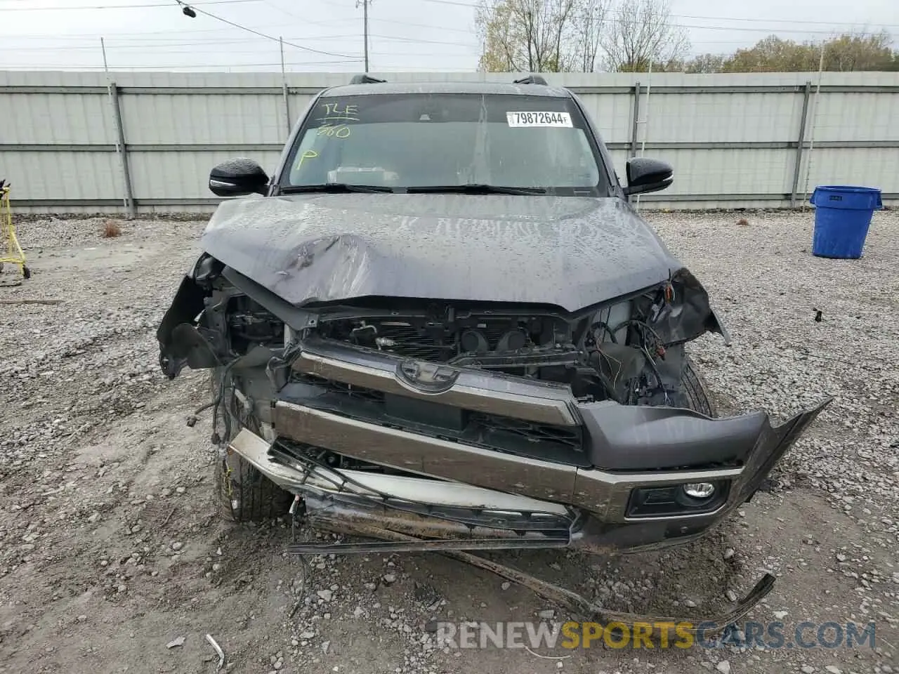 5 Фотография поврежденного автомобиля JTECU5JR7M5247211 TOYOTA 4RUNNER 2021