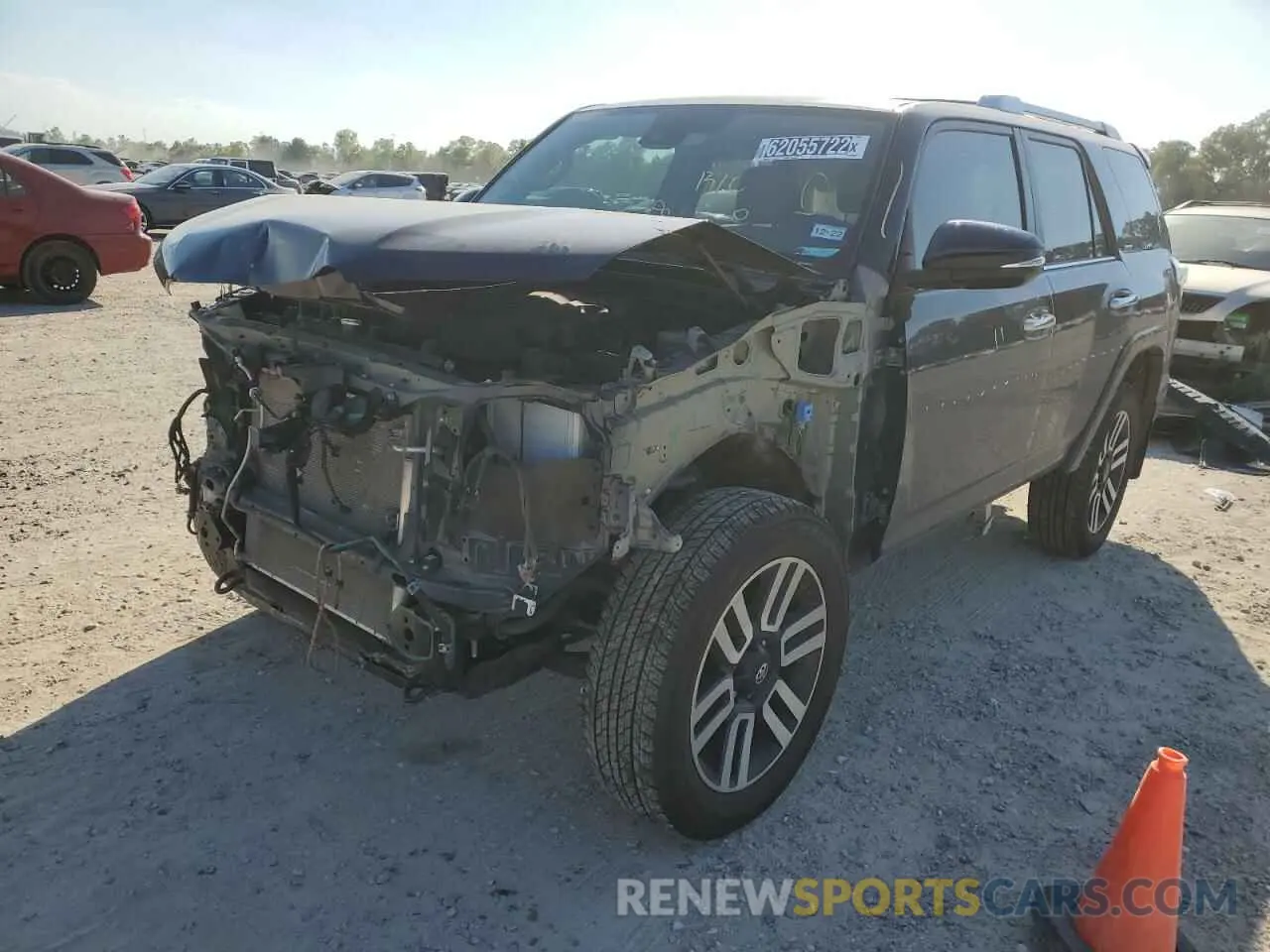 2 Фотография поврежденного автомобиля JTEDU5JR1M5232935 TOYOTA 4RUNNER 2021
