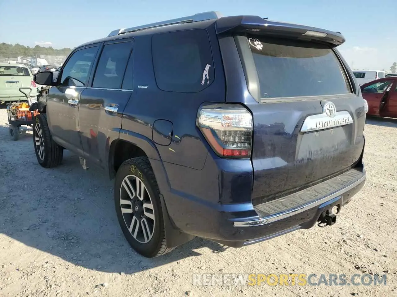 3 Фотография поврежденного автомобиля JTEDU5JR1M5232935 TOYOTA 4RUNNER 2021