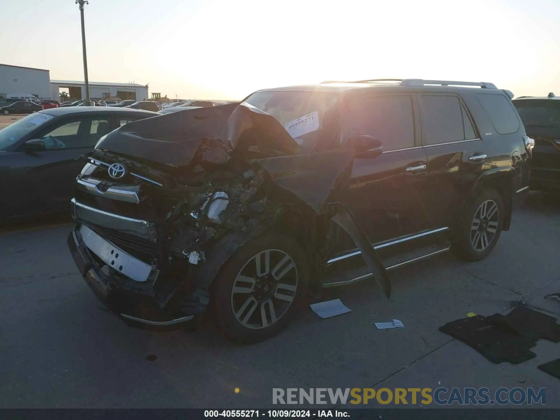 2 Photograph of a damaged car JTEDU5JR8M5249683 TOYOTA 4RUNNER 2021