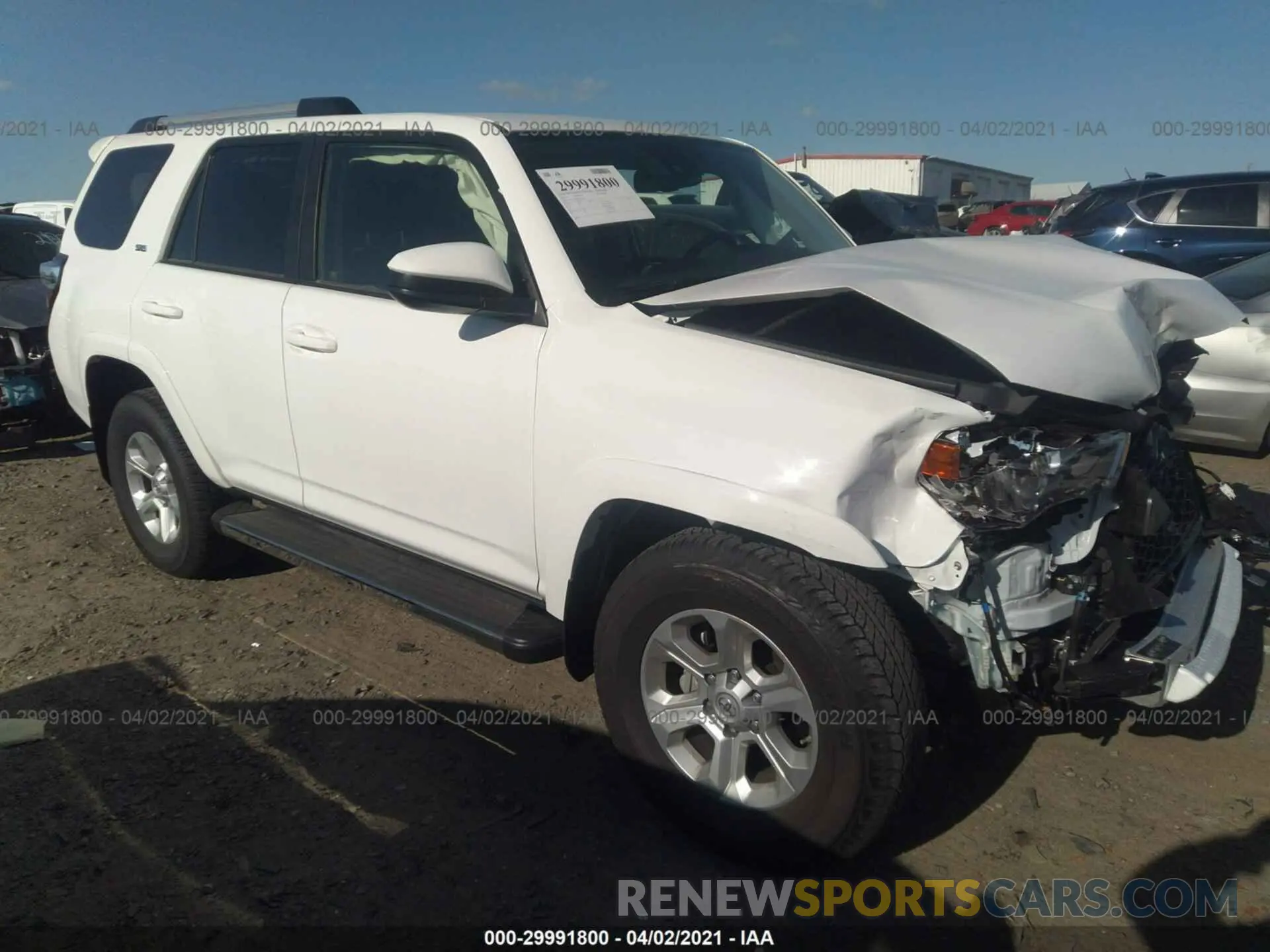1 Фотография поврежденного автомобиля JTEEU5JR2M5234150 TOYOTA 4RUNNER 2021