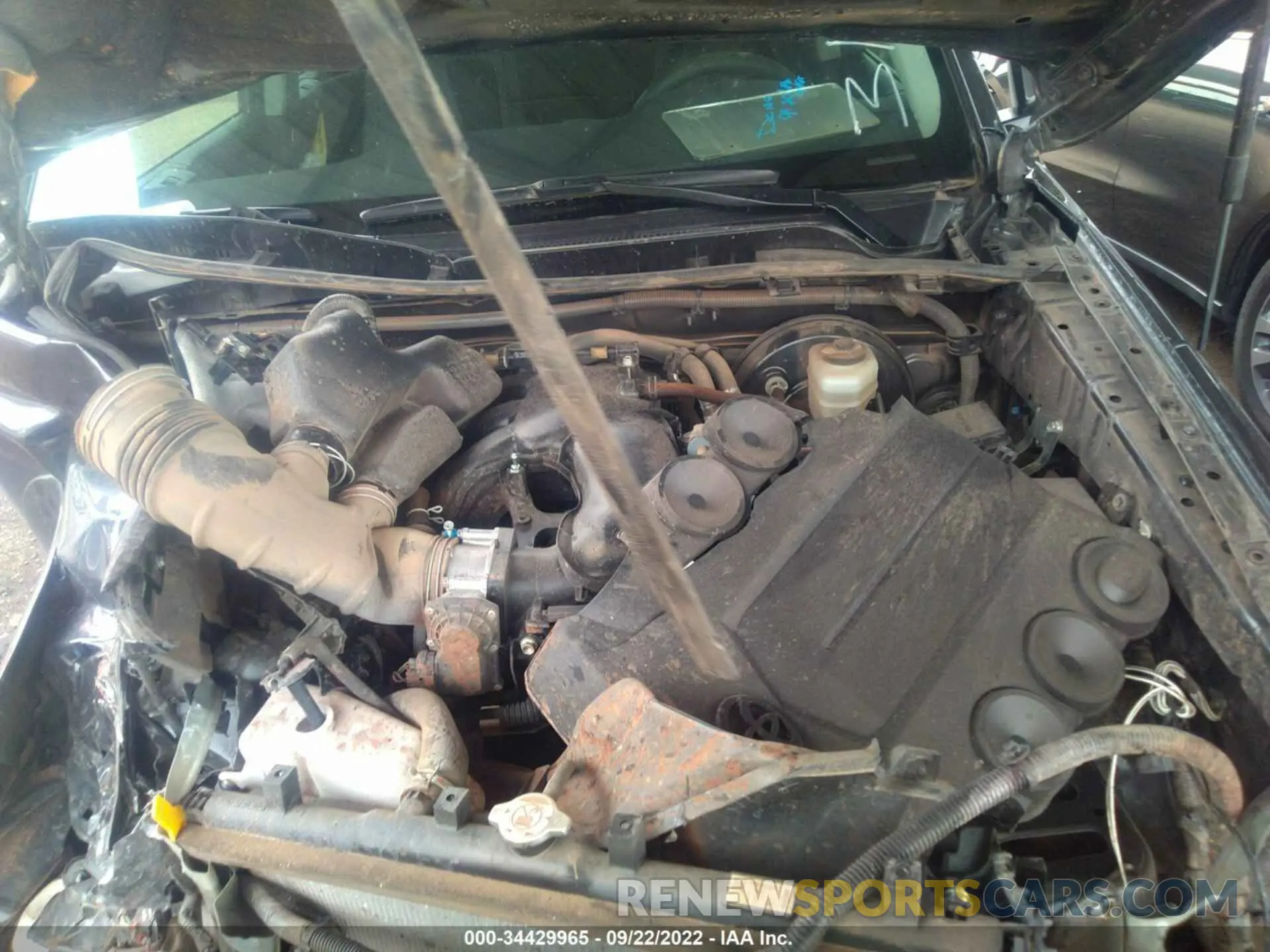 10 Photograph of a damaged car JTEEU5JR4M5243304 TOYOTA 4RUNNER 2021