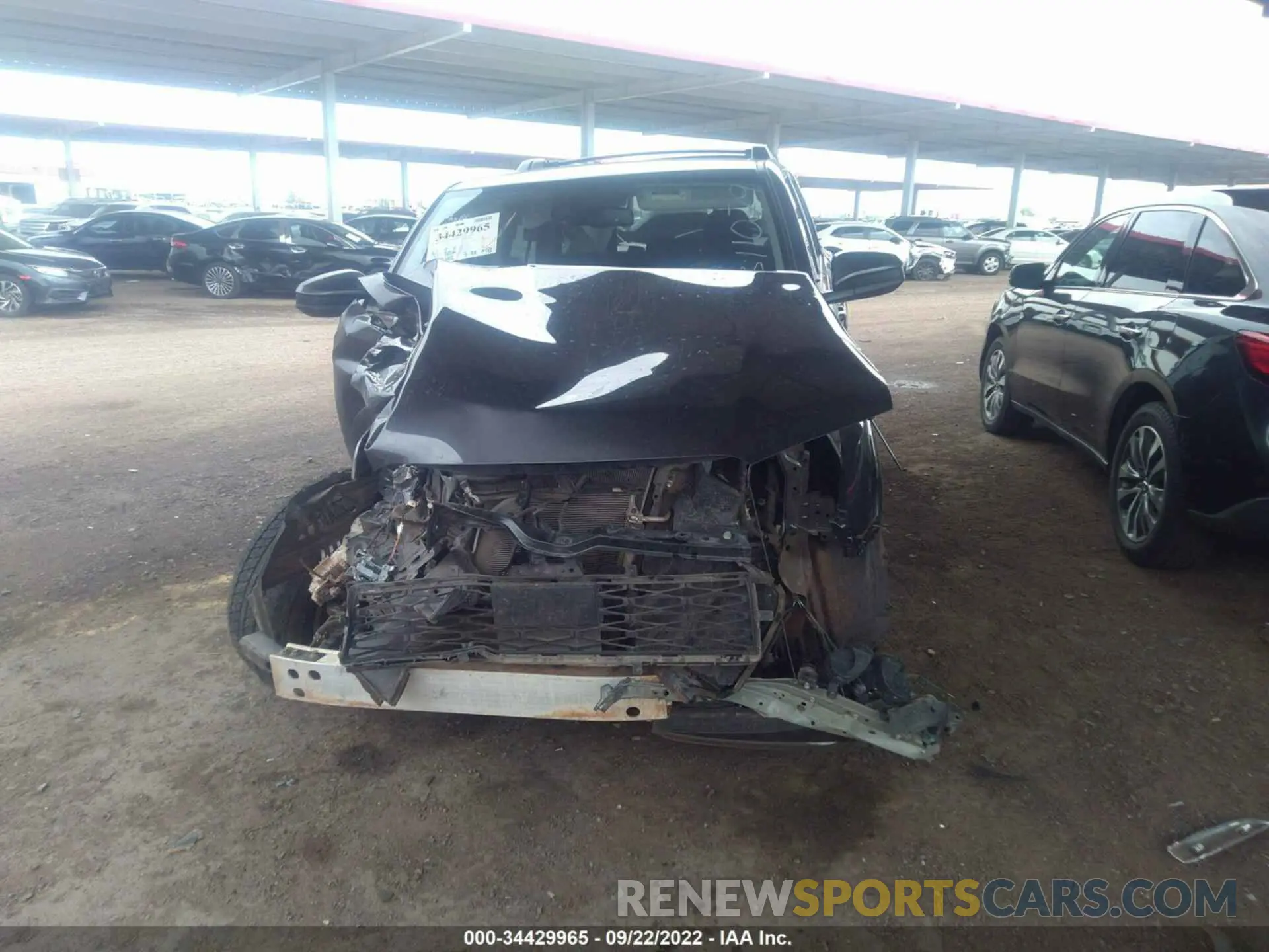 6 Photograph of a damaged car JTEEU5JR4M5243304 TOYOTA 4RUNNER 2021