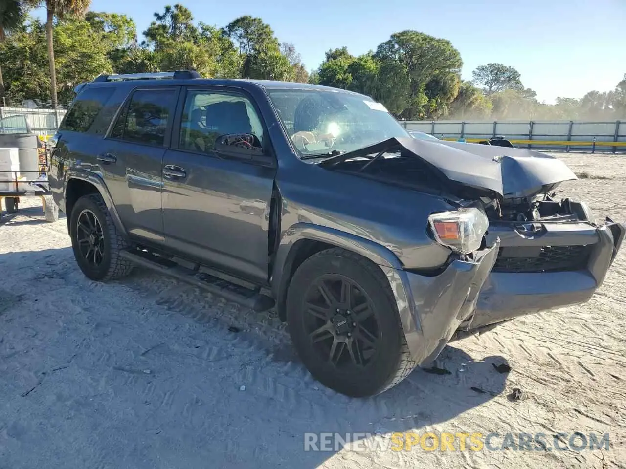 4 Фотография поврежденного автомобиля JTEEU5JR5M5240802 TOYOTA 4RUNNER 2021