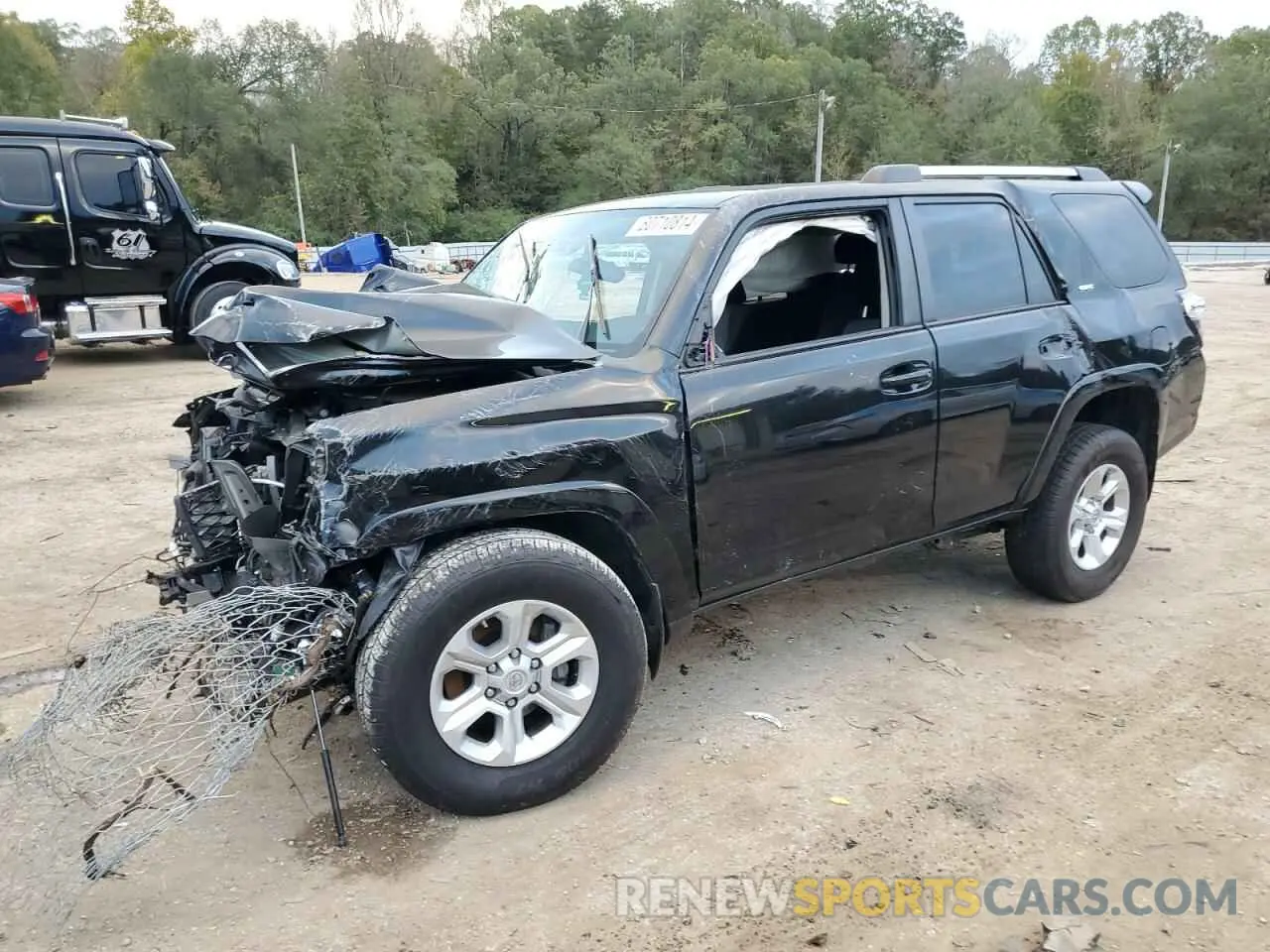 1 Photograph of a damaged car JTEEU5JR6M5230361 TOYOTA 4RUNNER 2021