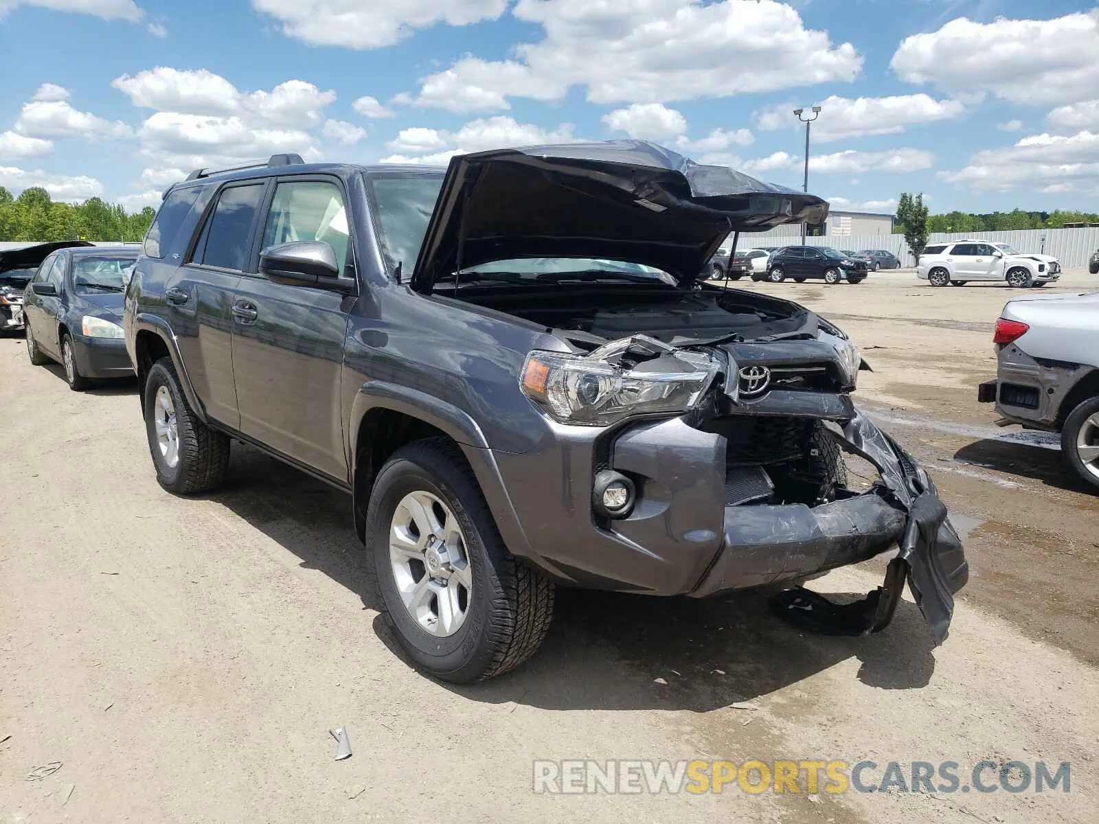 1 Photograph of a damaged car JTEEU5JR8M5230720 TOYOTA 4RUNNER 2021