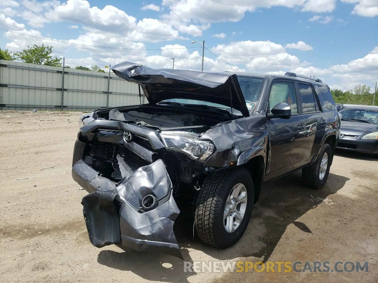 2 Photograph of a damaged car JTEEU5JR8M5230720 TOYOTA 4RUNNER 2021