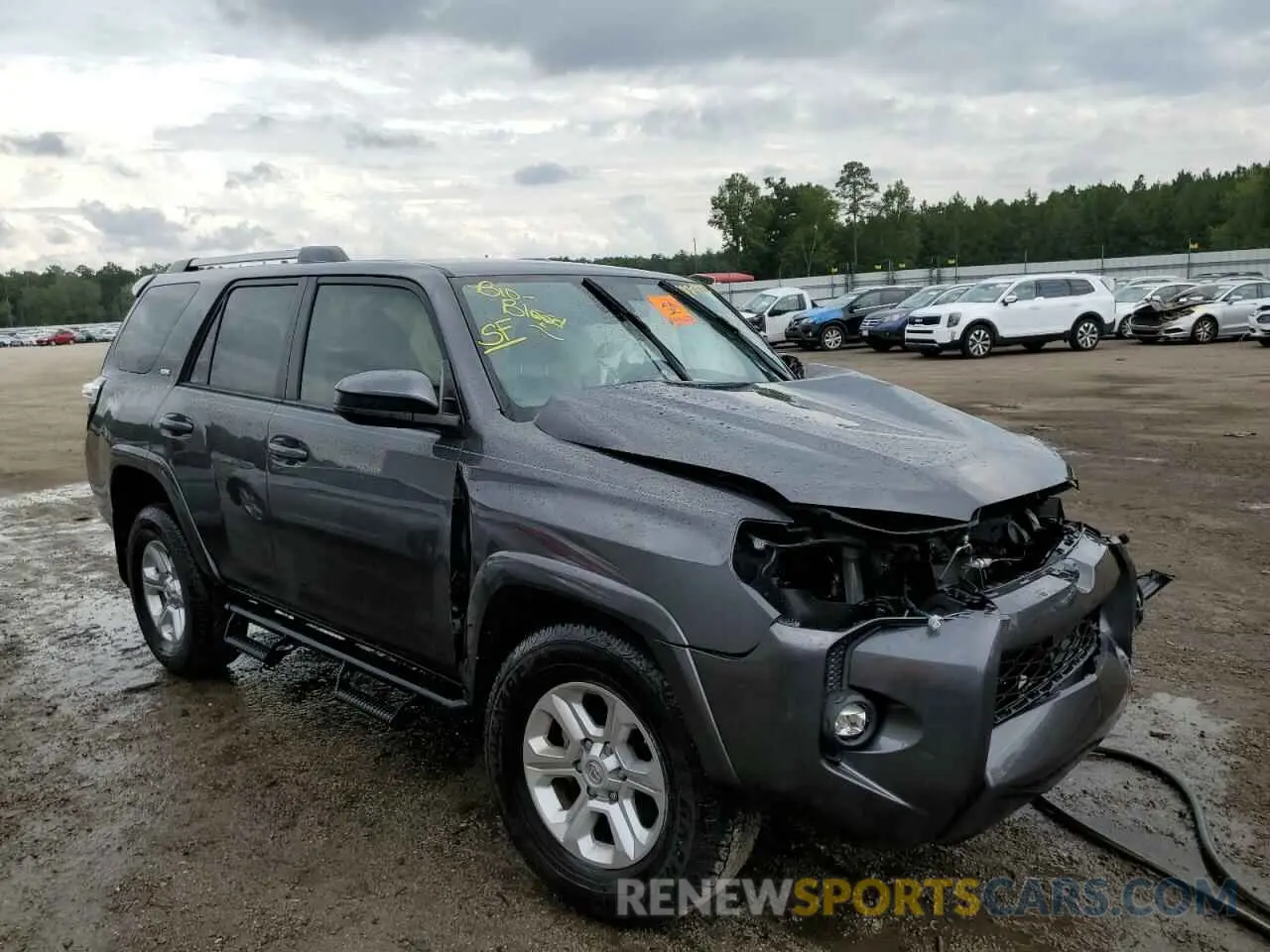 1 Фотография поврежденного автомобиля JTEEU5JR8M5241233 TOYOTA 4RUNNER 2021