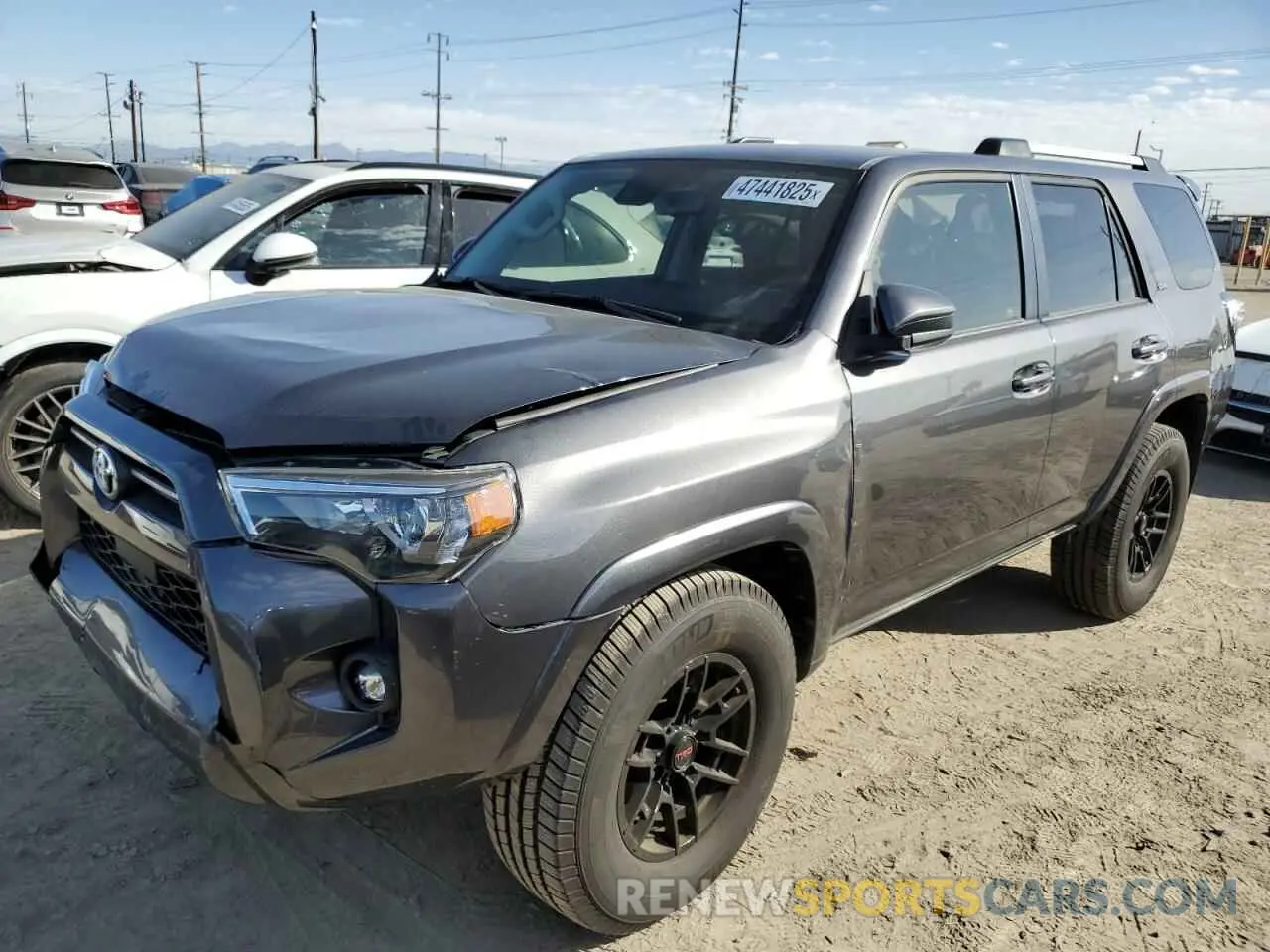 1 Photograph of a damaged car JTEEU5JR9M5229009 TOYOTA 4RUNNER 2021