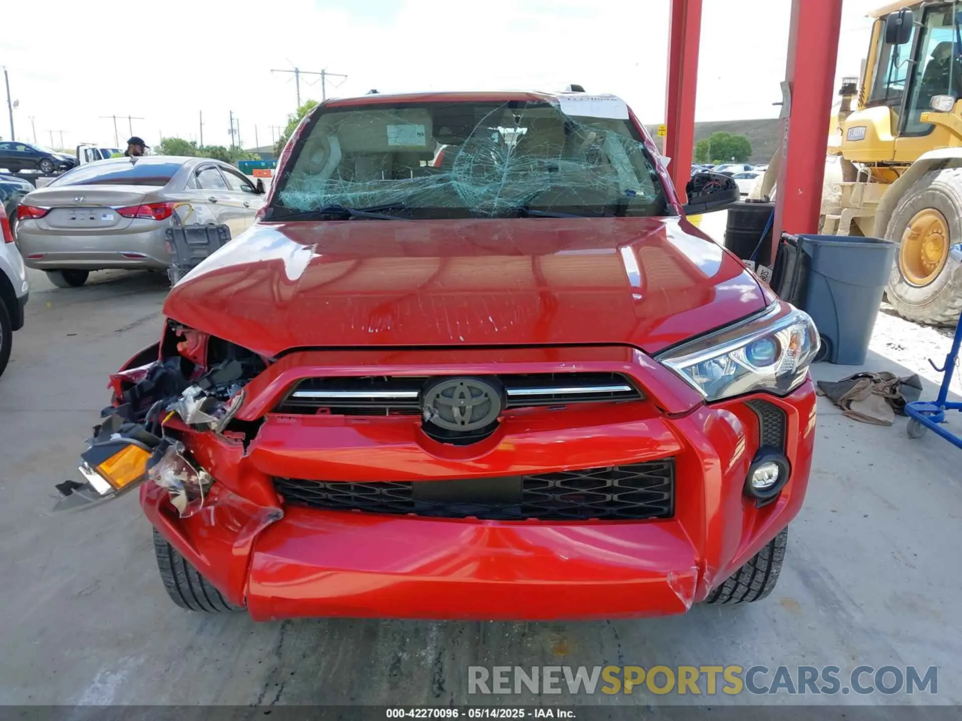 6 Фотография поврежденного автомобиля JTEEU5JR9M5232380 TOYOTA 4RUNNER 2021