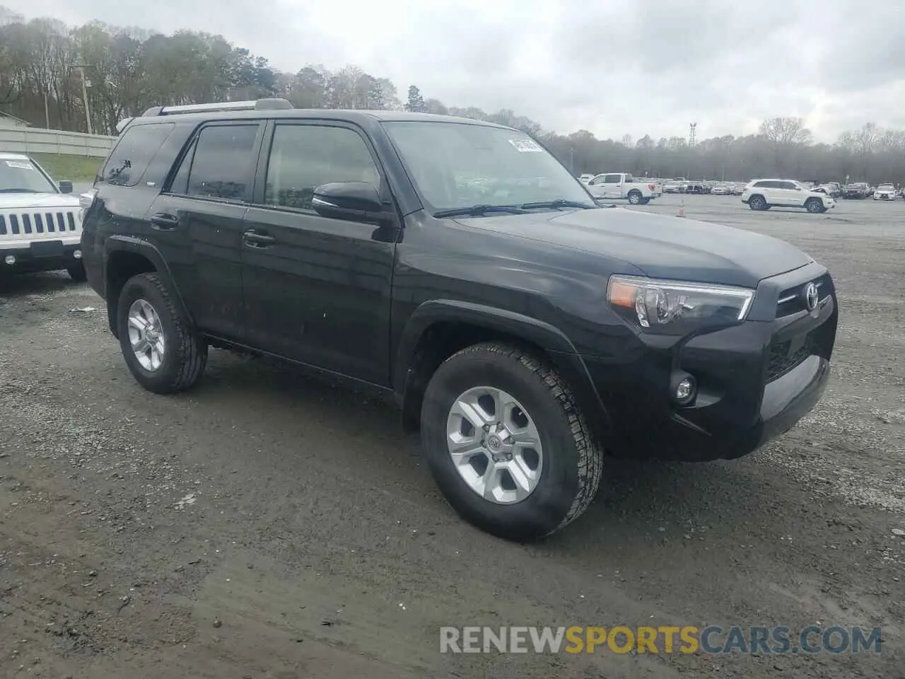 4 Фотография поврежденного автомобиля JTEFU5JR1M5230305 TOYOTA 4RUNNER 2021