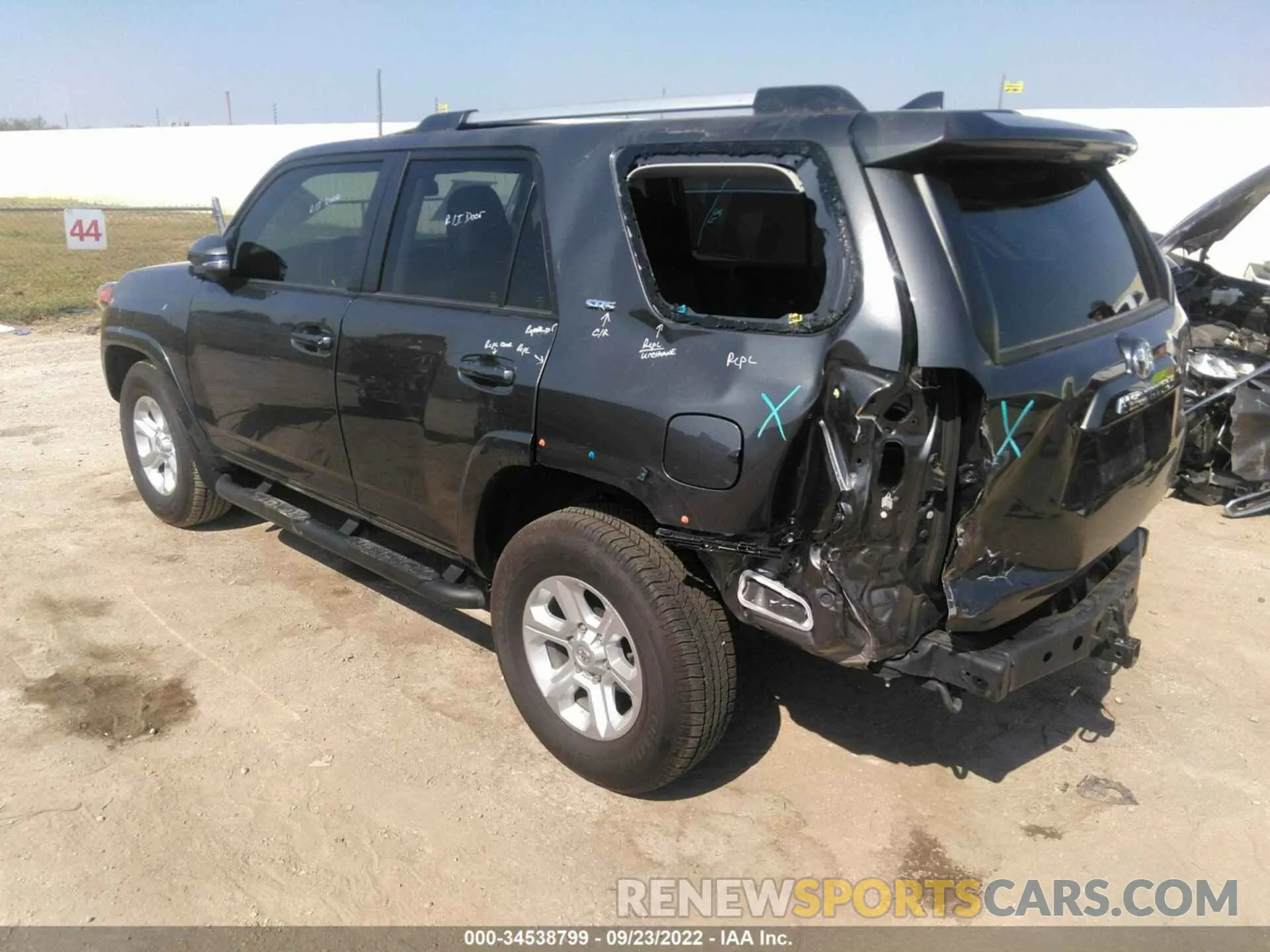 3 Photograph of a damaged car JTEFU5JR1M5235553 TOYOTA 4RUNNER 2021