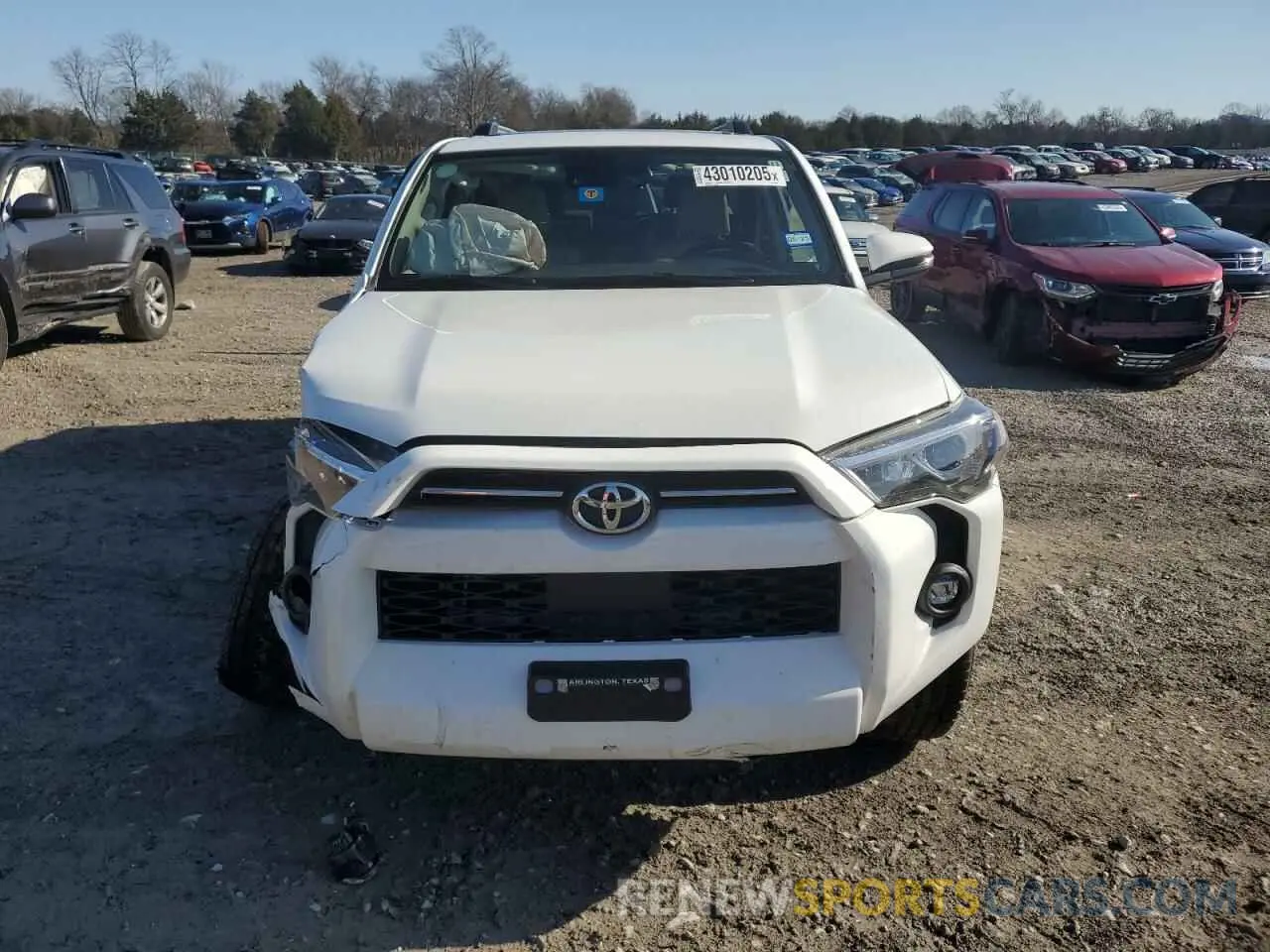 5 Фотография поврежденного автомобиля JTEFU5JR7M5234245 TOYOTA 4RUNNER 2021