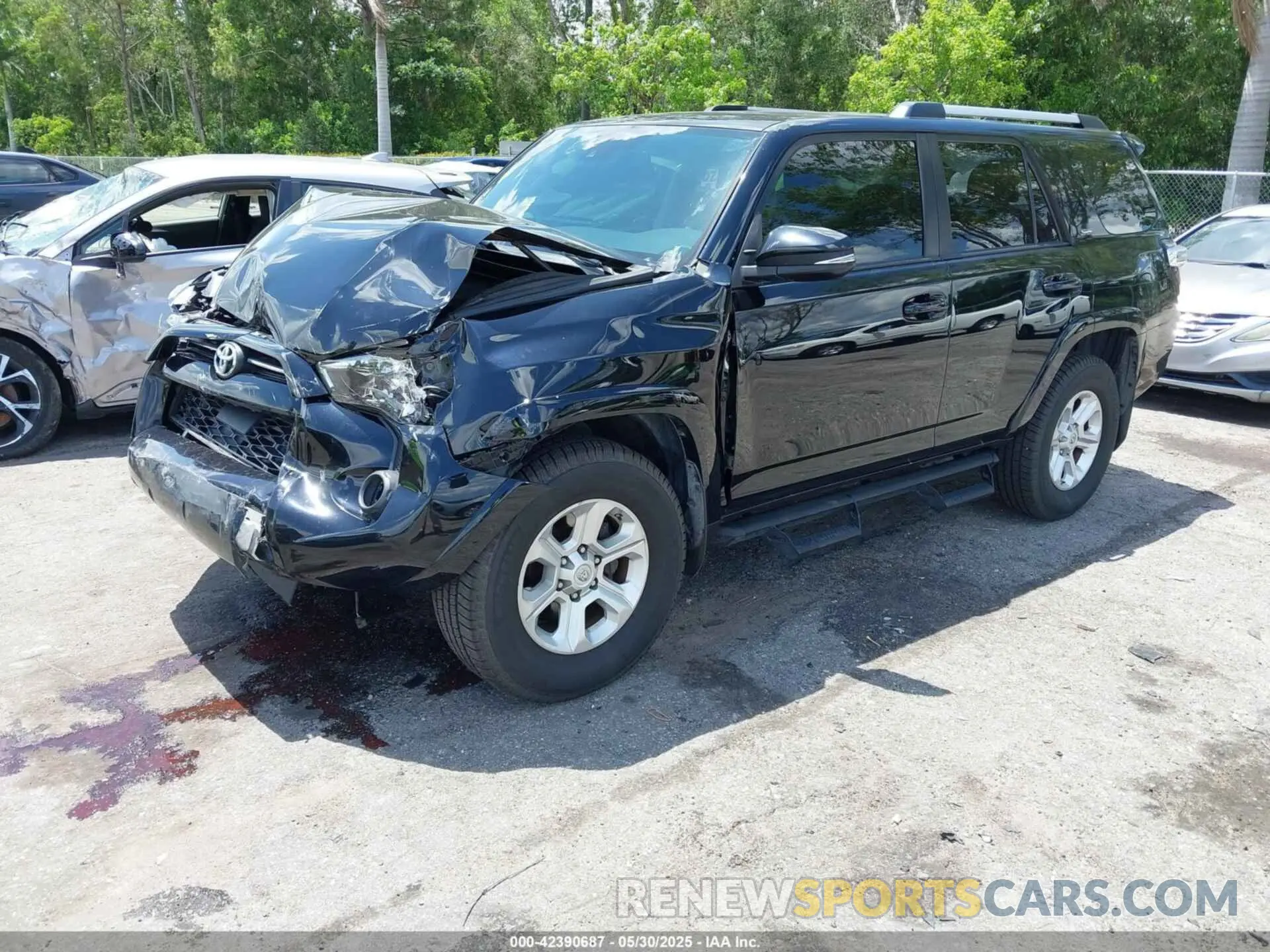 2 Фотография поврежденного автомобиля JTEFU5JR7M5239221 TOYOTA 4RUNNER 2021