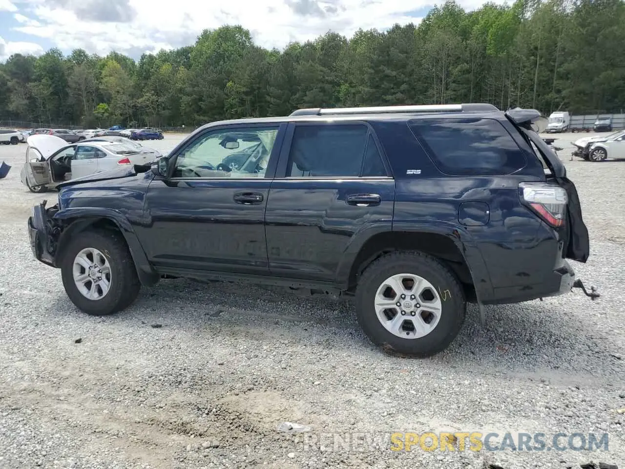 2 Photograph of a damaged car JTEFU5JR8M5241818 TOYOTA 4RUNNER 2021