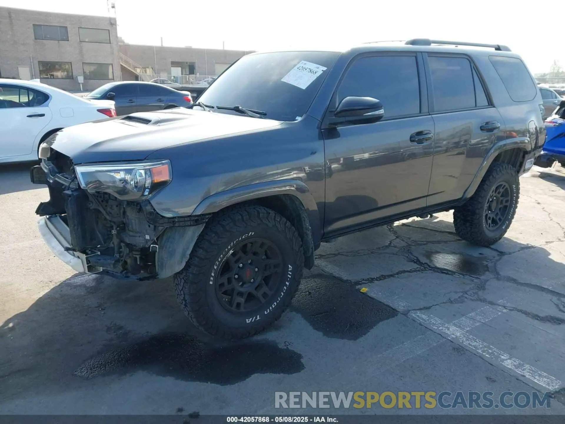 2 Photograph of a damaged car JTEHU5JR4M5894039 TOYOTA 4RUNNER 2021
