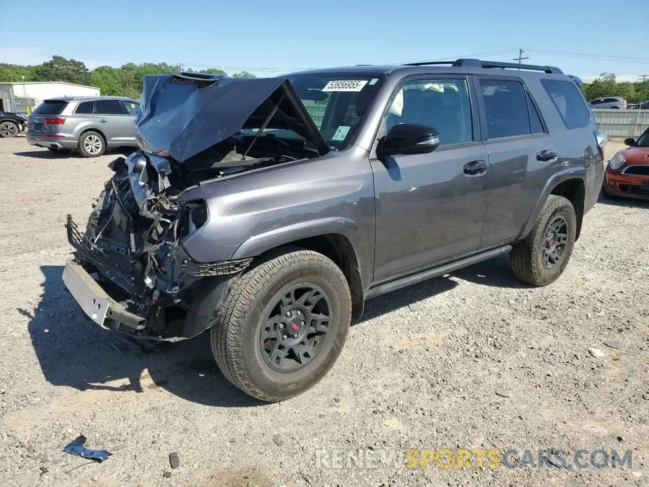 1 Photograph of a damaged car JTEHU5JRXM5903651 TOYOTA 4RUNNER 2021