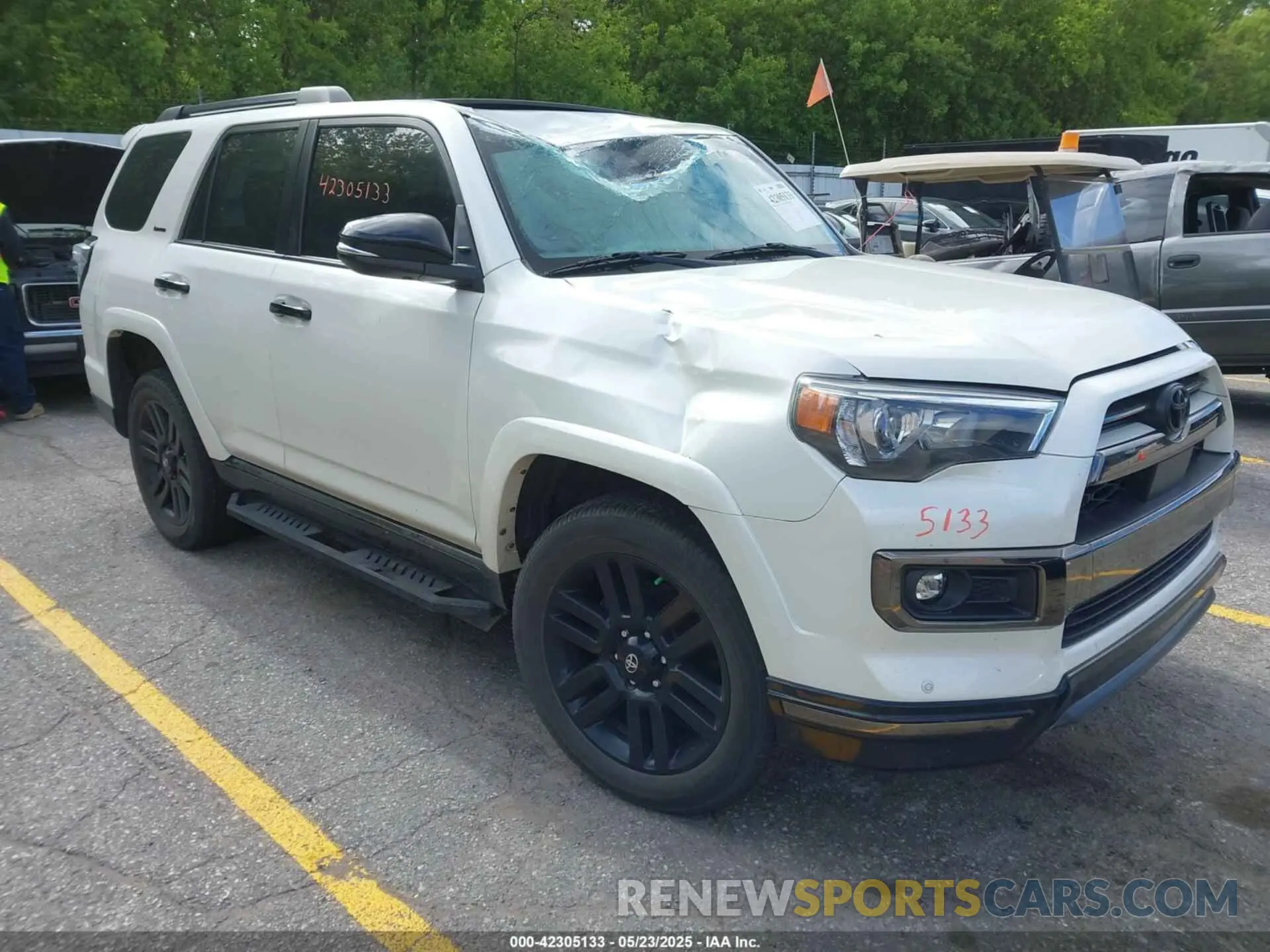 1 Photograph of a damaged car JTEJU5JR0M5852369 TOYOTA 4RUNNER 2021