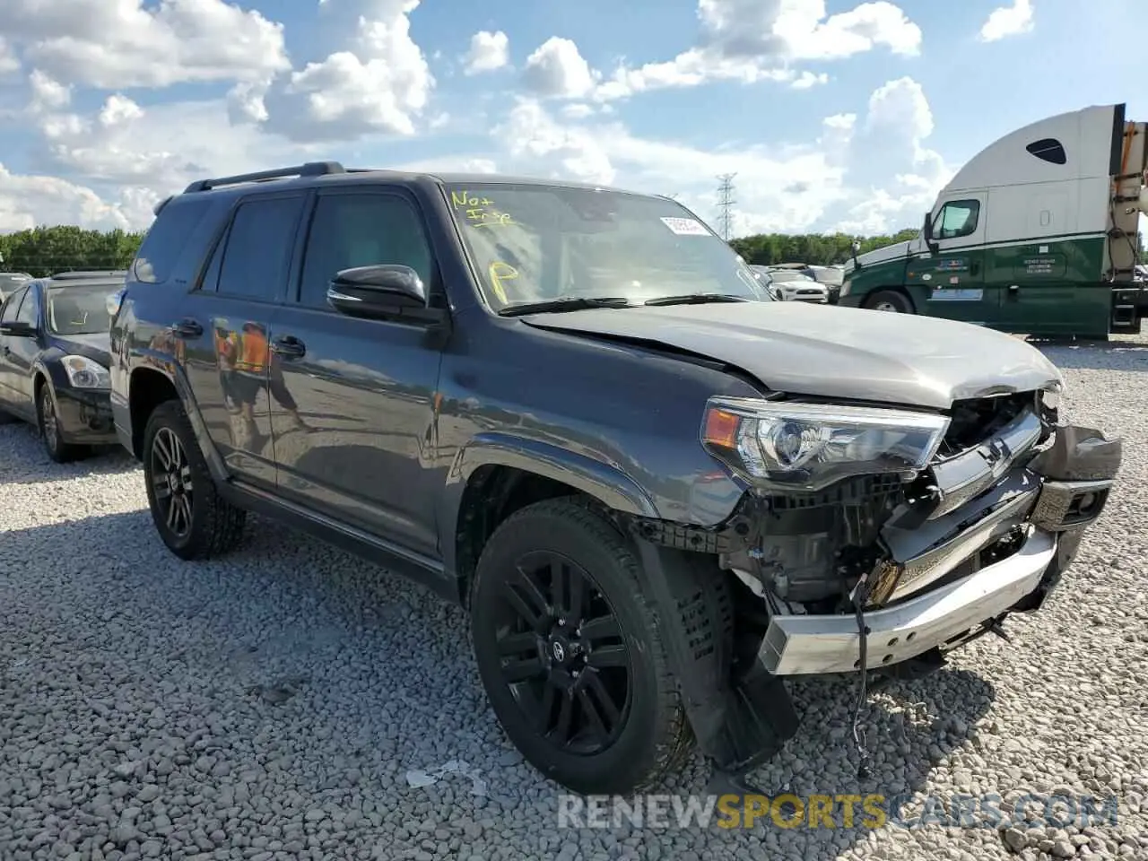 1 Фотография поврежденного автомобиля JTEJU5JR4M5906403 TOYOTA 4RUNNER 2021