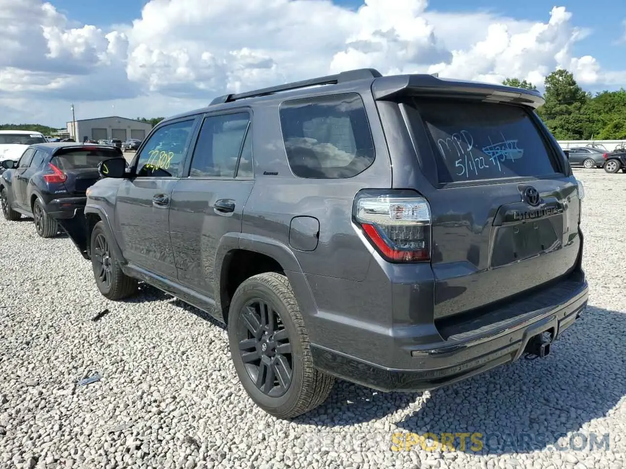 3 Фотография поврежденного автомобиля JTEJU5JR4M5906403 TOYOTA 4RUNNER 2021