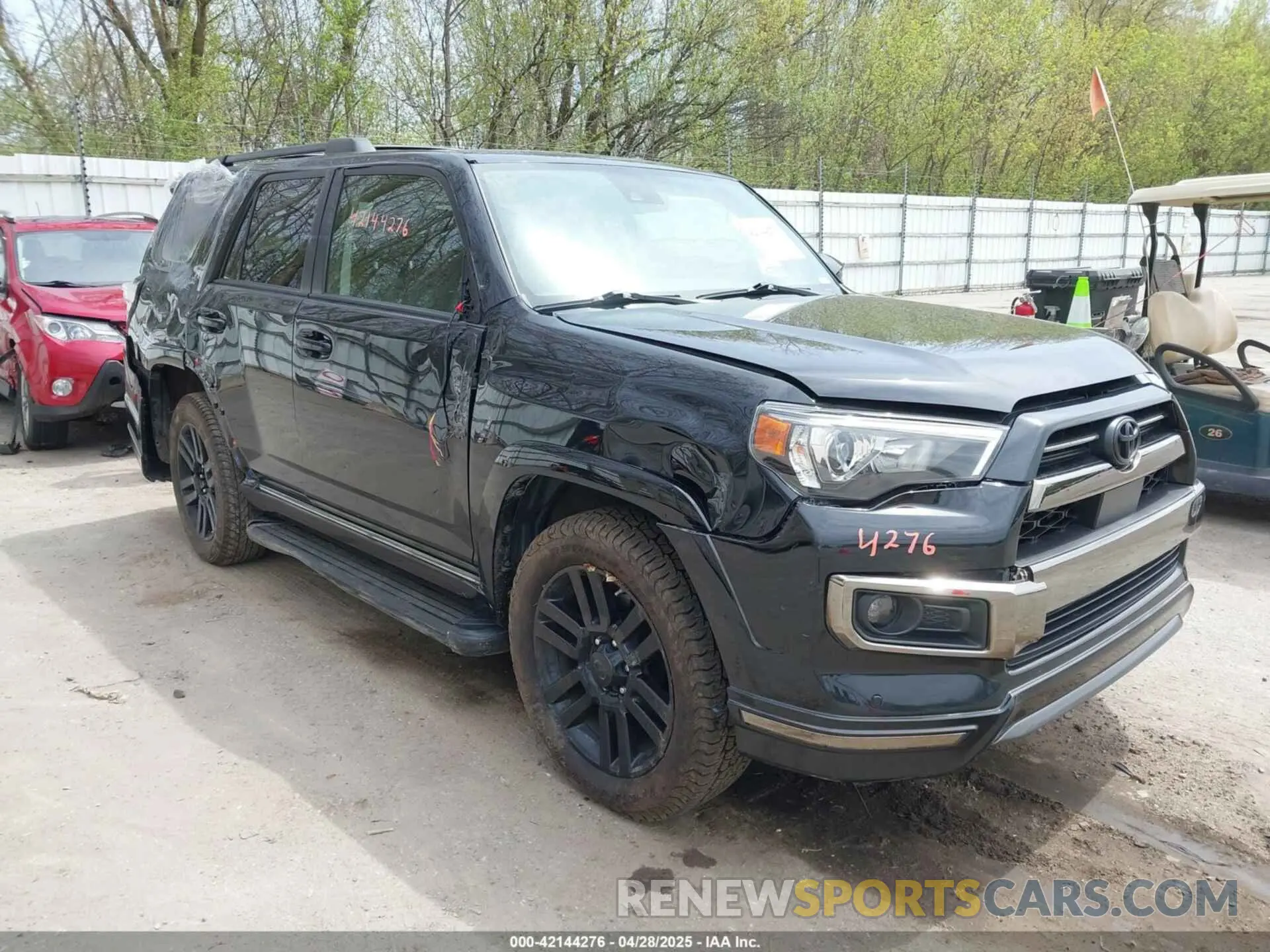 1 Photograph of a damaged car JTEJU5JRXM5969778 TOYOTA 4RUNNER 2021