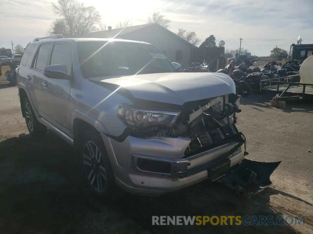 1 Photograph of a damaged car JTEKU5JR1M5887930 TOYOTA 4RUNNER 2021