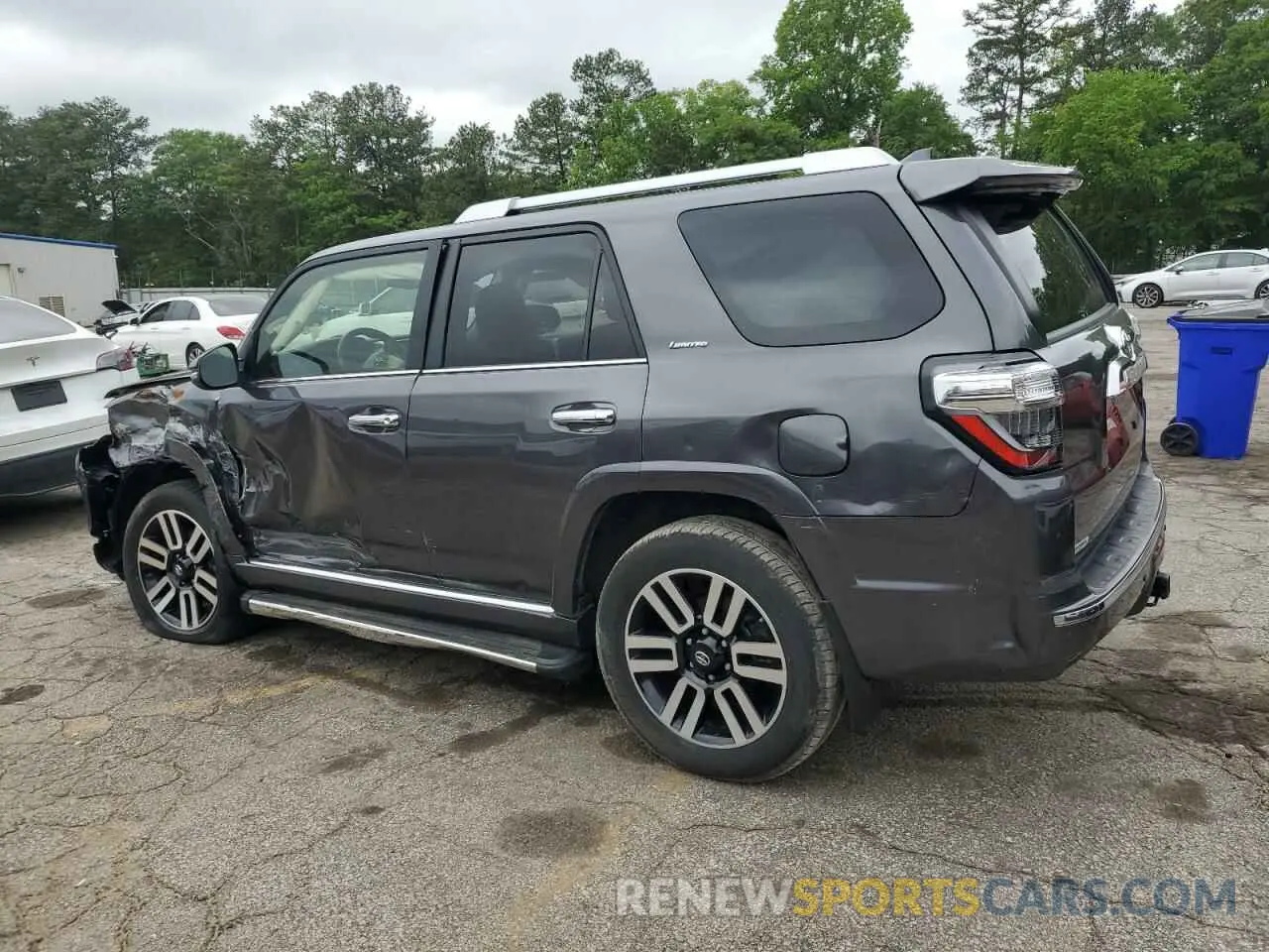 2 Фотография поврежденного автомобиля JTEKU5JR2M5847033 TOYOTA 4RUNNER 2021