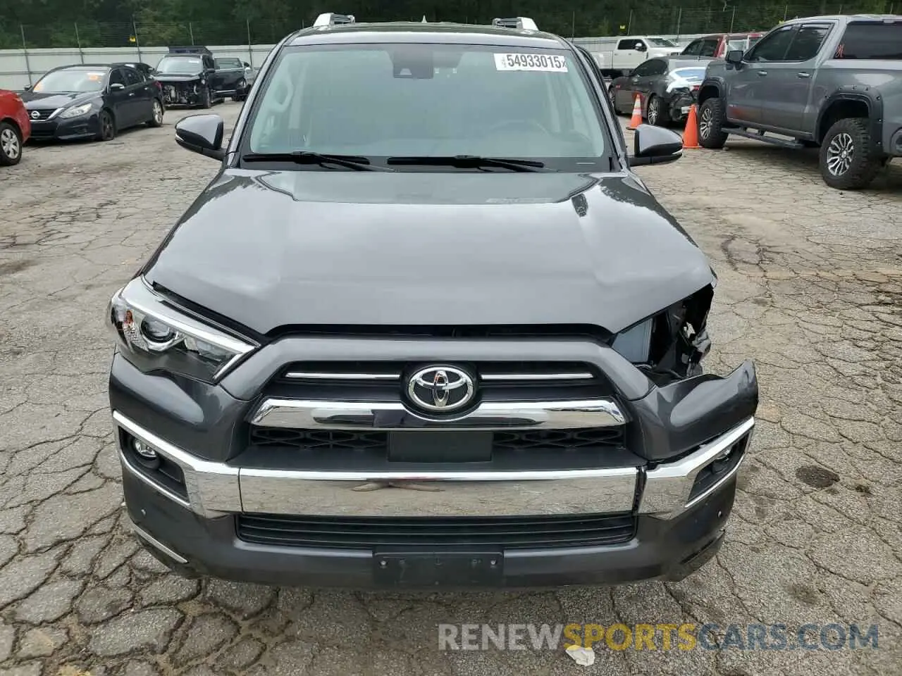 5 Фотография поврежденного автомобиля JTEKU5JR2M5847033 TOYOTA 4RUNNER 2021