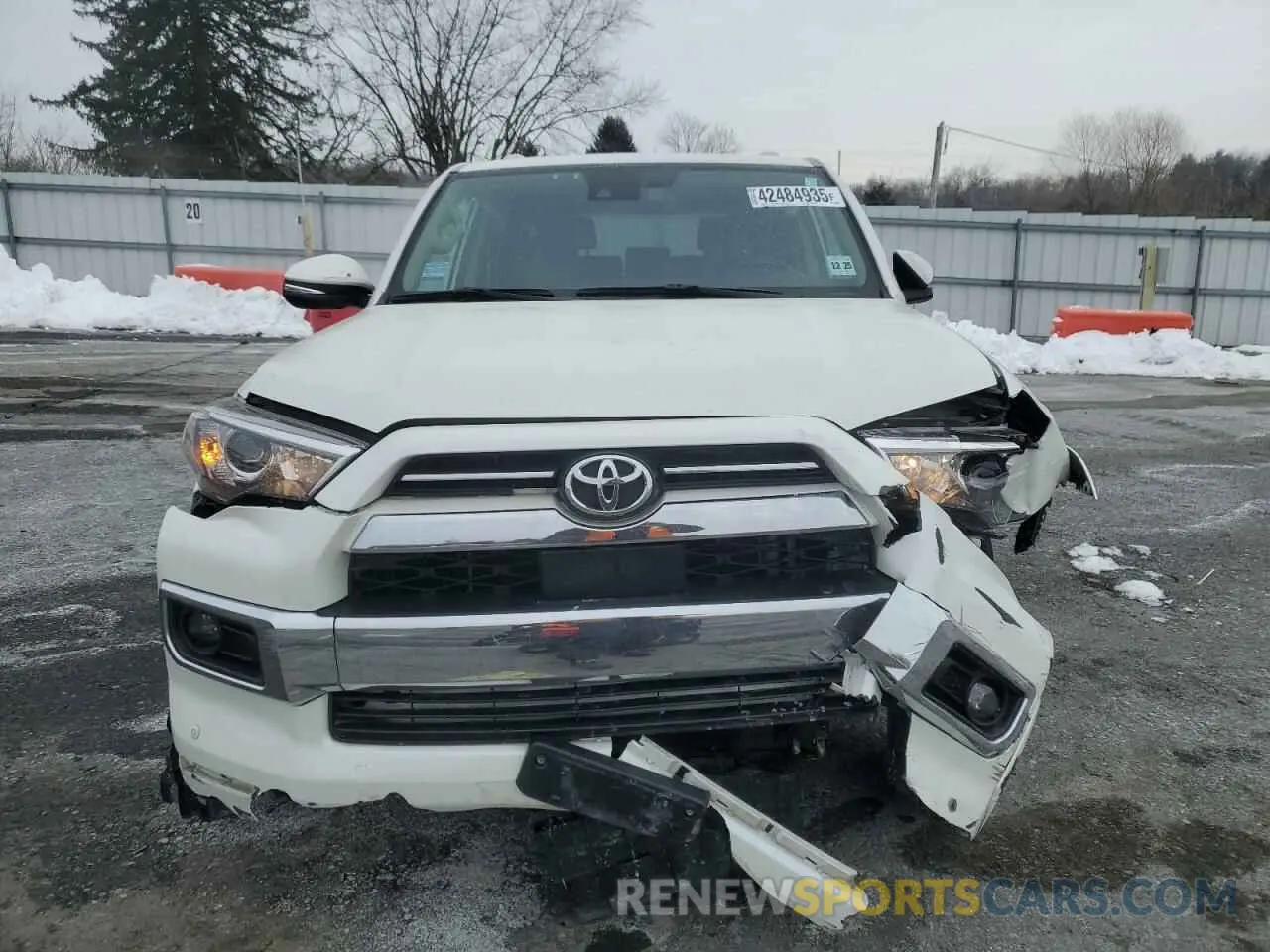 5 Фотография поврежденного автомобиля JTEKU5JR4M5844702 TOYOTA 4RUNNER 2021