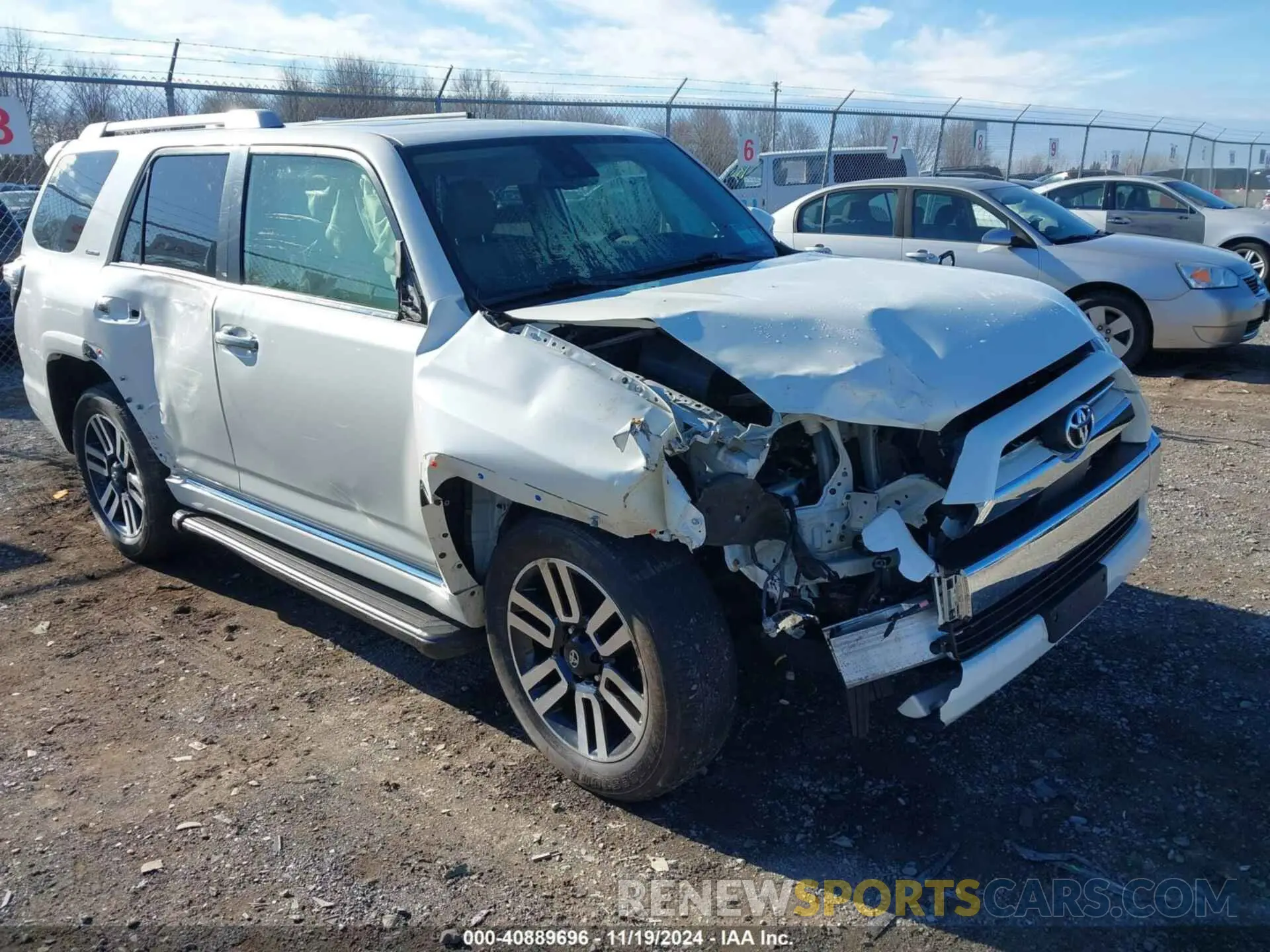 1 Фотография поврежденного автомобиля JTEKU5JR5M5869348 TOYOTA 4RUNNER 2021