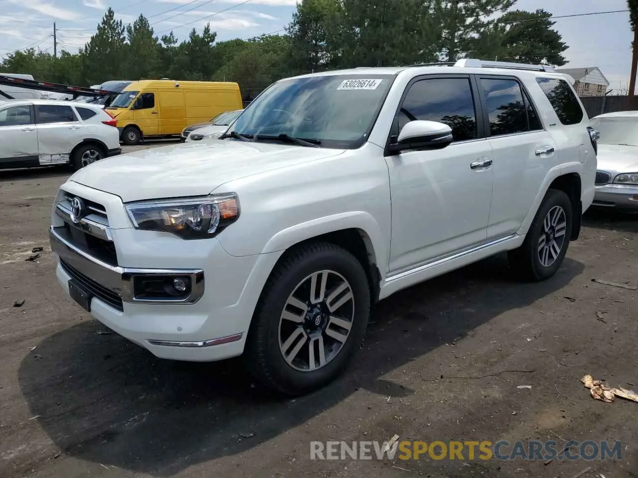 1 Photograph of a damaged car JTEKU5JR6M5879712 TOYOTA 4RUNNER 2021