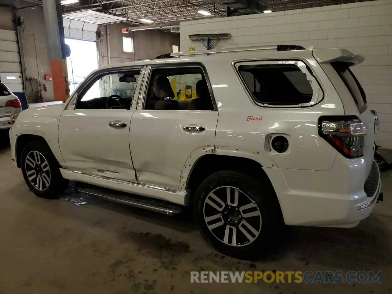 2 Фотография поврежденного автомобиля JTEKU5JR7M5860201 TOYOTA 4RUNNER 2021