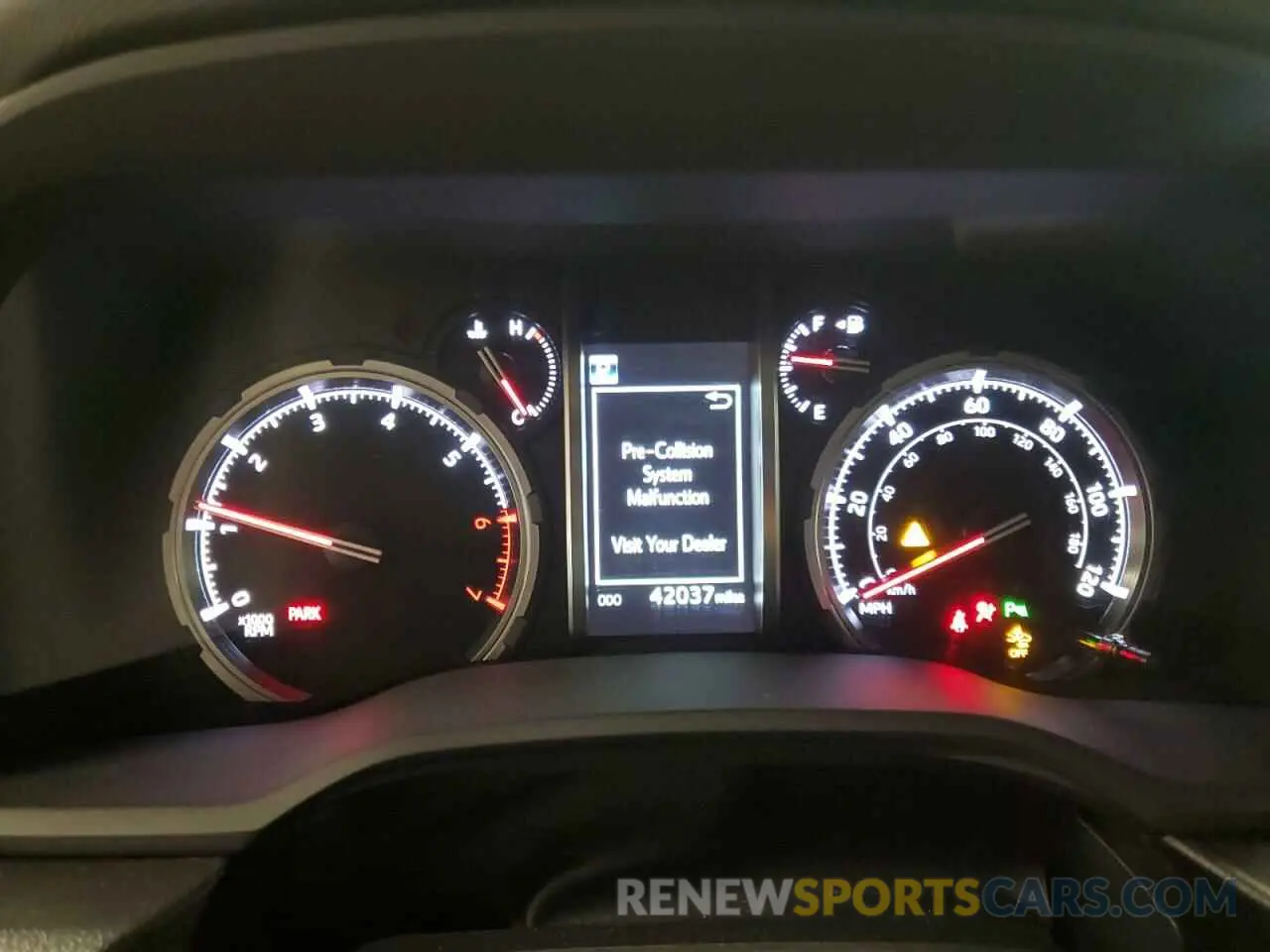 9 Фотография поврежденного автомобиля JTEKU5JR7M5860201 TOYOTA 4RUNNER 2021