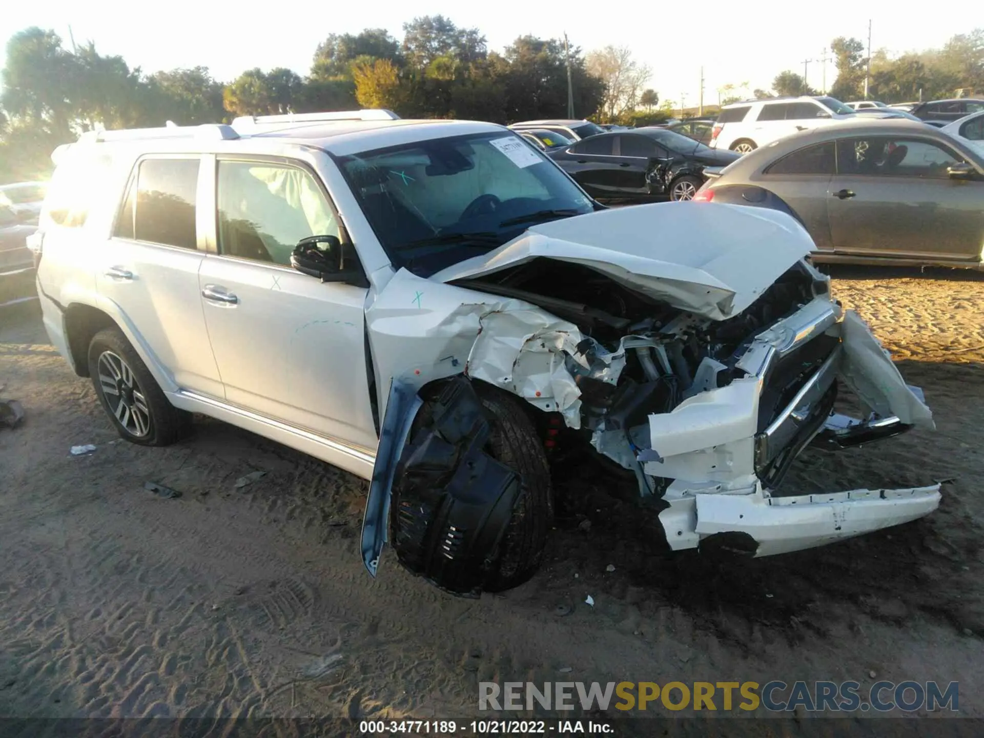1 Фотография поврежденного автомобиля JTEKU5JR8M5914086 TOYOTA 4RUNNER 2021
