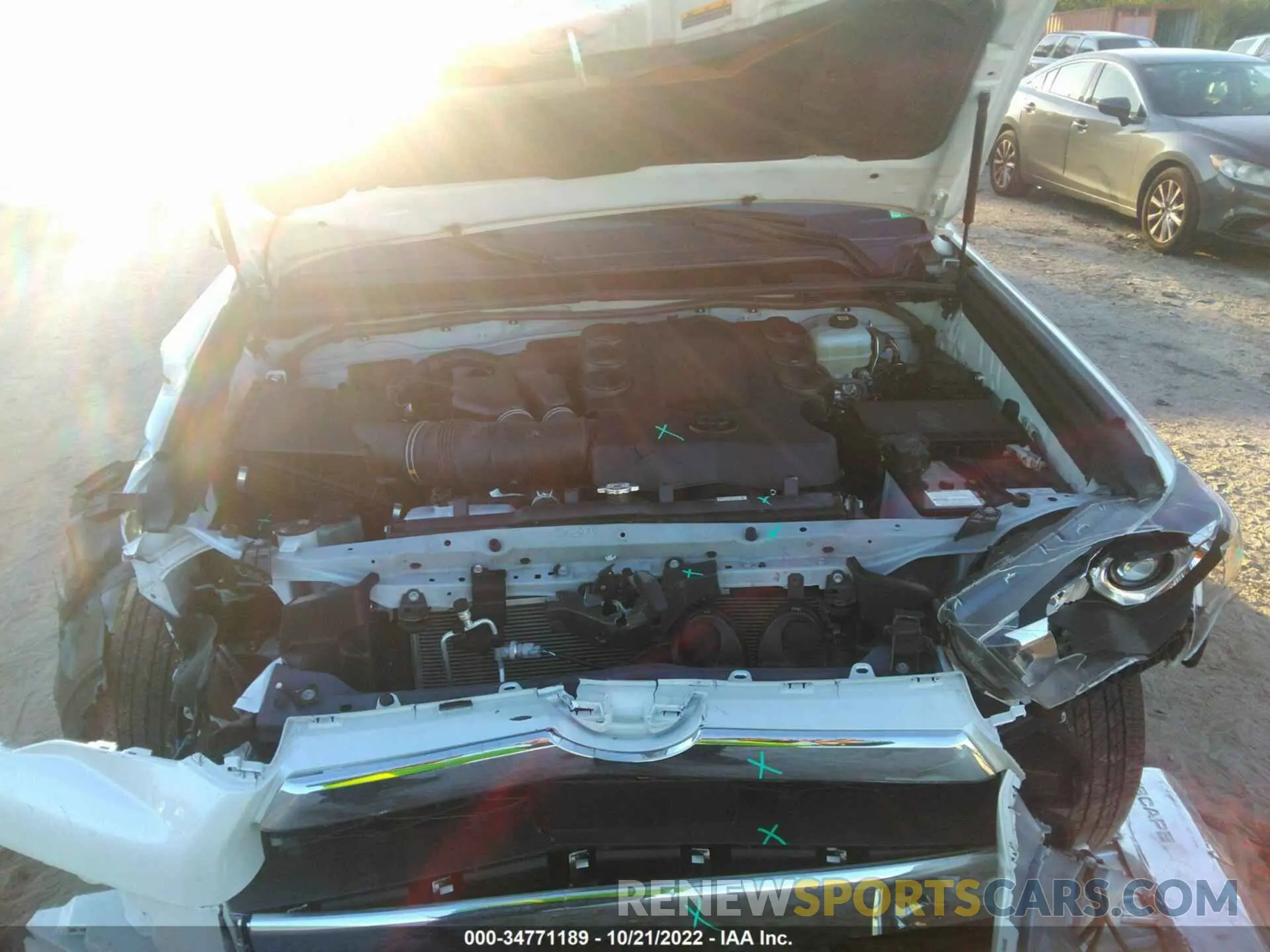 10 Фотография поврежденного автомобиля JTEKU5JR8M5914086 TOYOTA 4RUNNER 2021