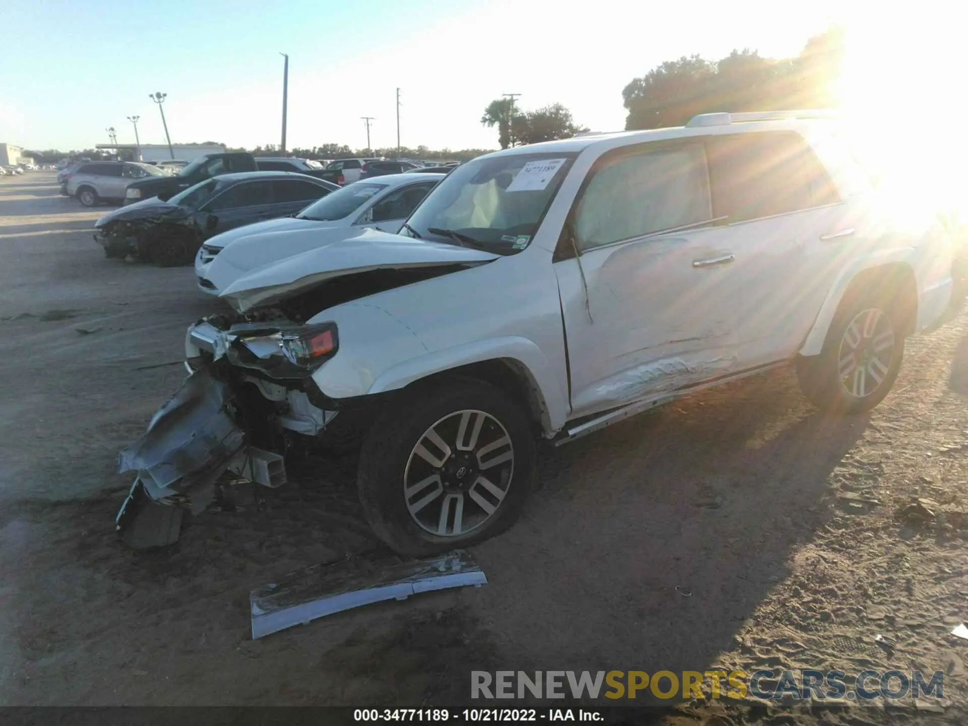 2 Фотография поврежденного автомобиля JTEKU5JR8M5914086 TOYOTA 4RUNNER 2021