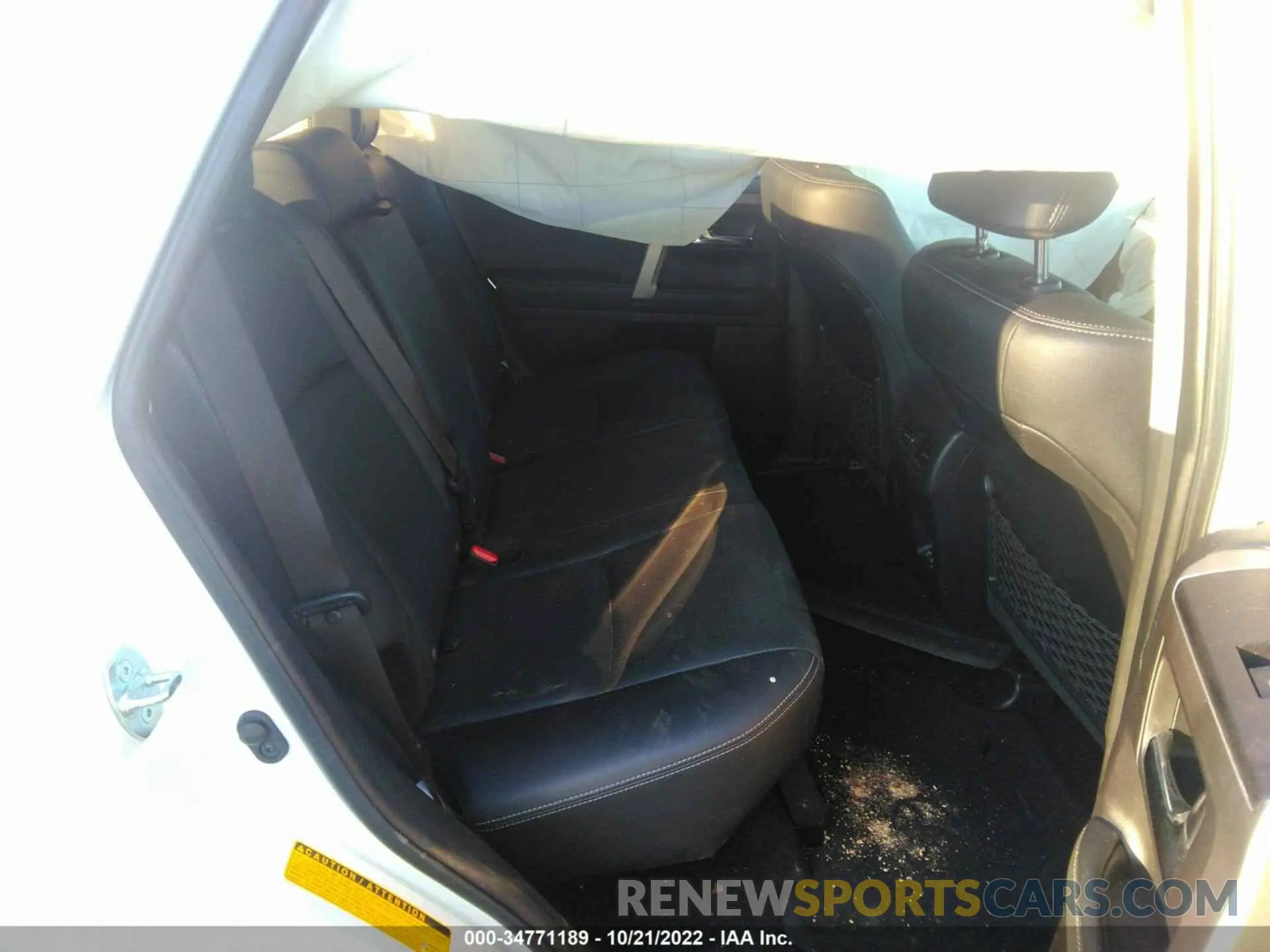 8 Фотография поврежденного автомобиля JTEKU5JR8M5914086 TOYOTA 4RUNNER 2021