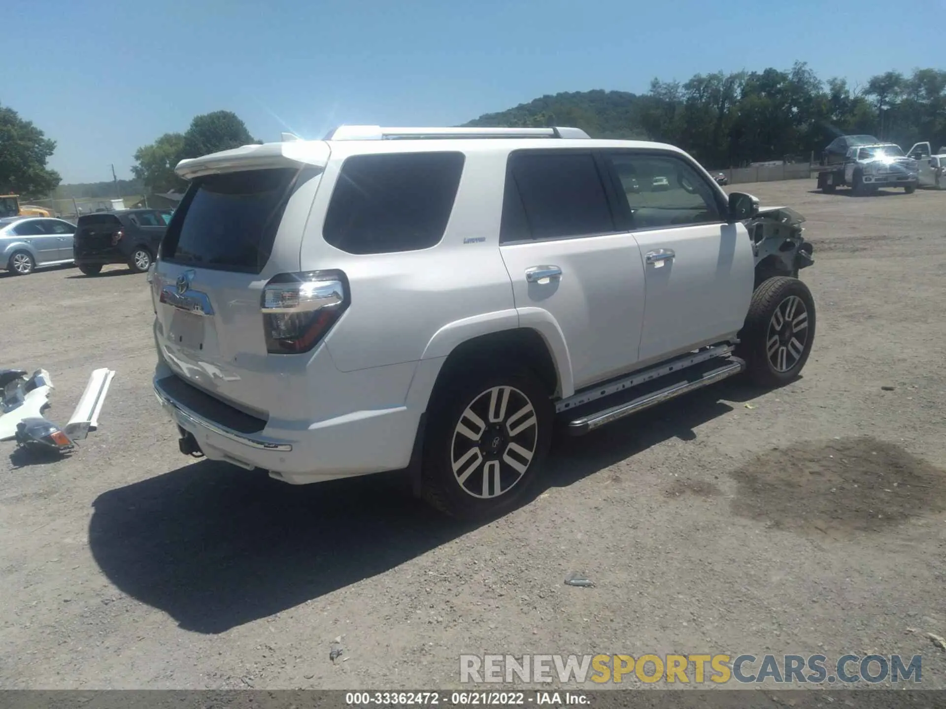 4 Фотография поврежденного автомобиля JTEKU5JR9M5843142 TOYOTA 4RUNNER 2021