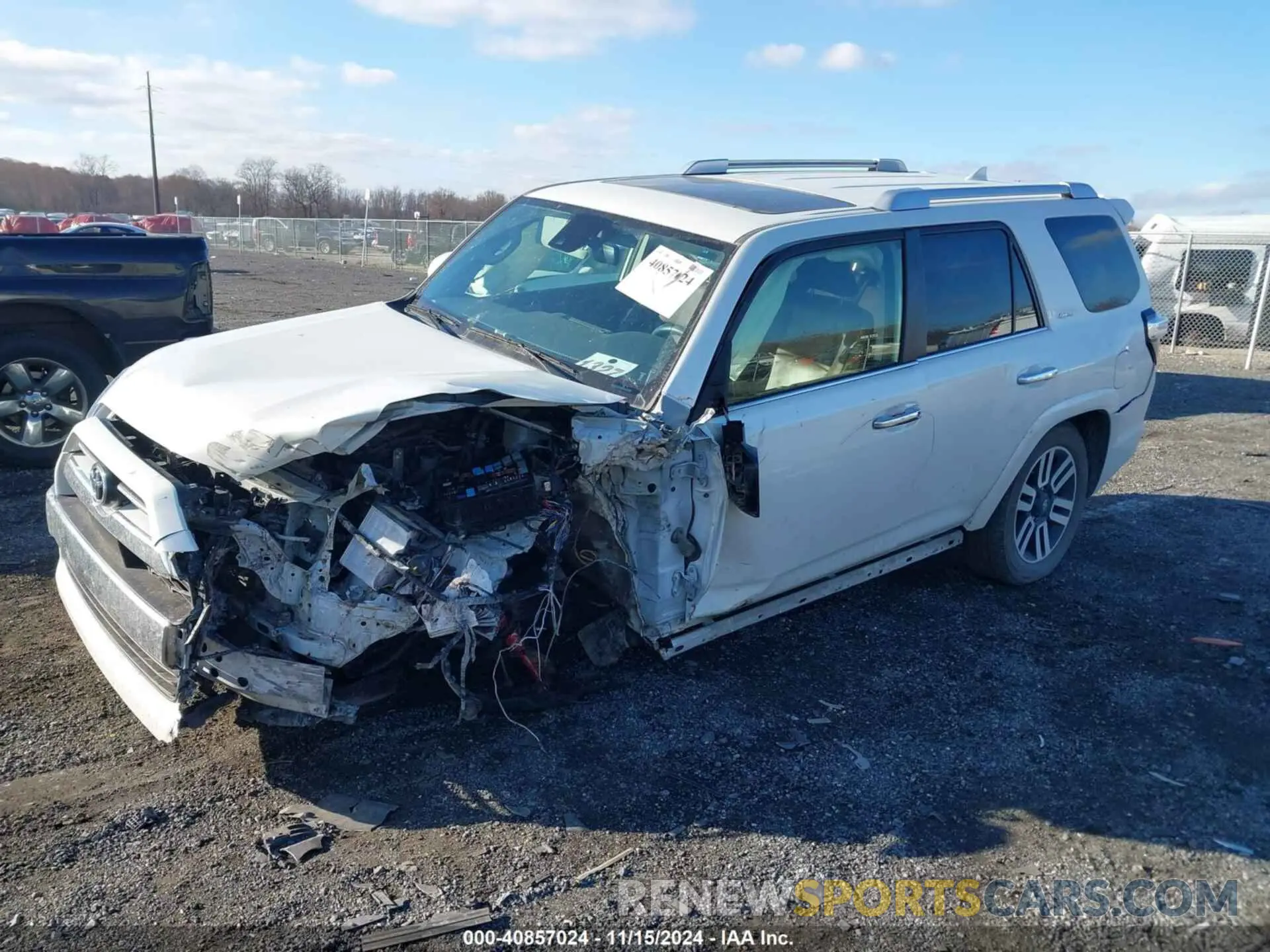 2 Photograph of a damaged car JTEKU5JR9M5881745 TOYOTA 4RUNNER 2021