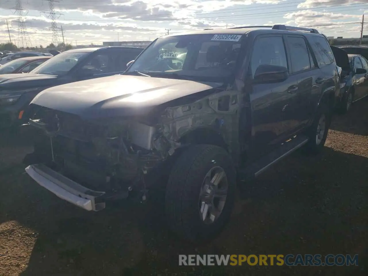 1 Photograph of a damaged car JTEMU5JR0M5868908 TOYOTA 4RUNNER 2021