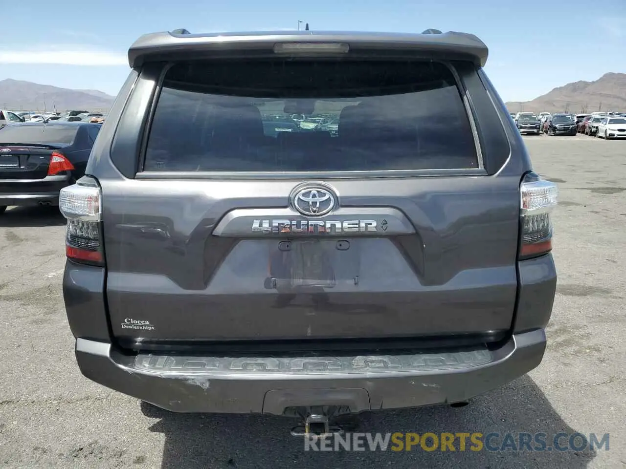 6 Фотография поврежденного автомобиля JTEMU5JR0M5962609 TOYOTA 4RUNNER 2021
