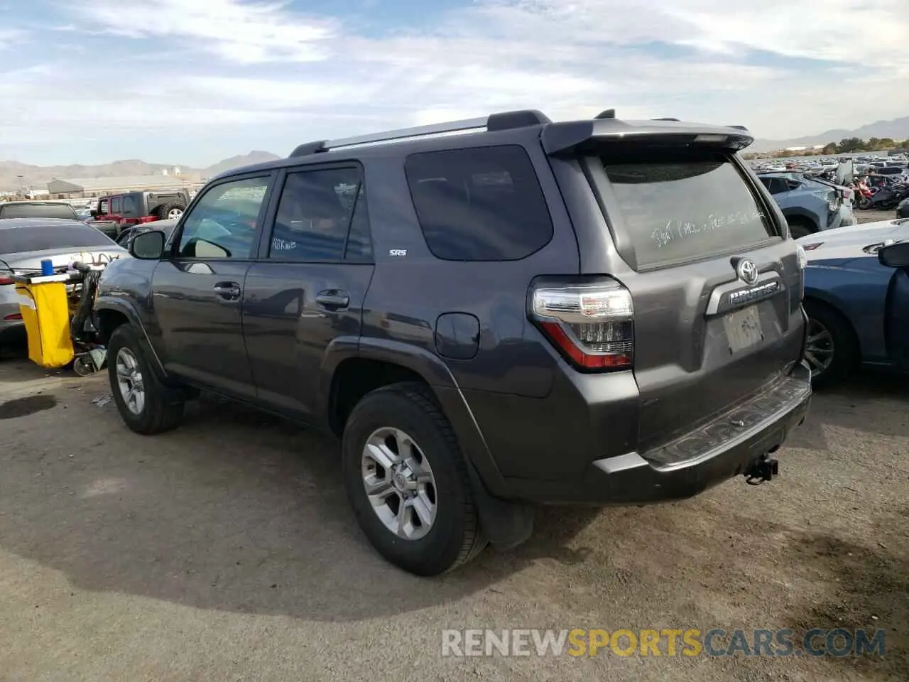 2 Photograph of a damaged car JTEMU5JR1M5877049 TOYOTA 4RUNNER 2021