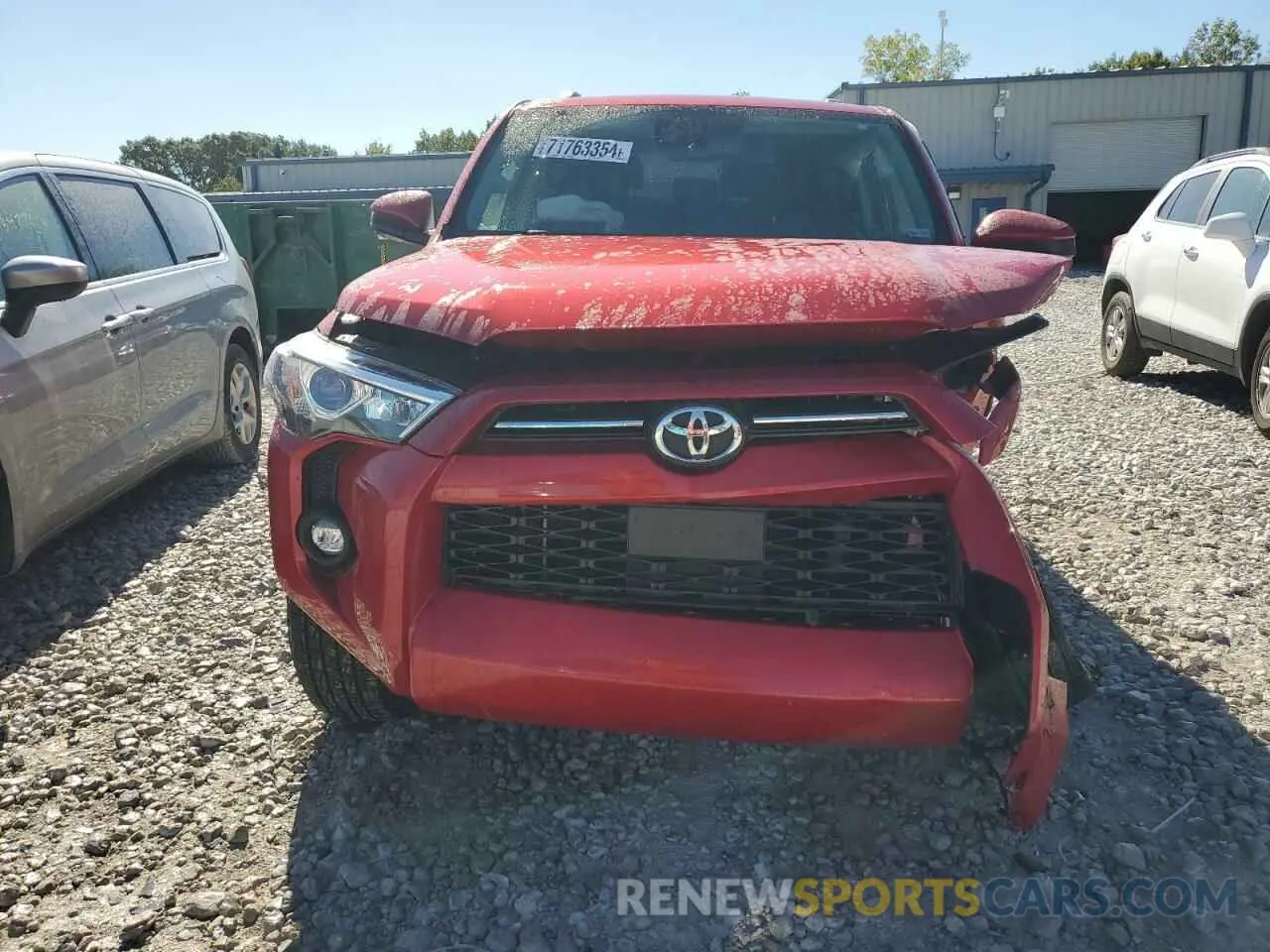 5 Photograph of a damaged car JTEMU5JR1M5892148 TOYOTA 4RUNNER 2021