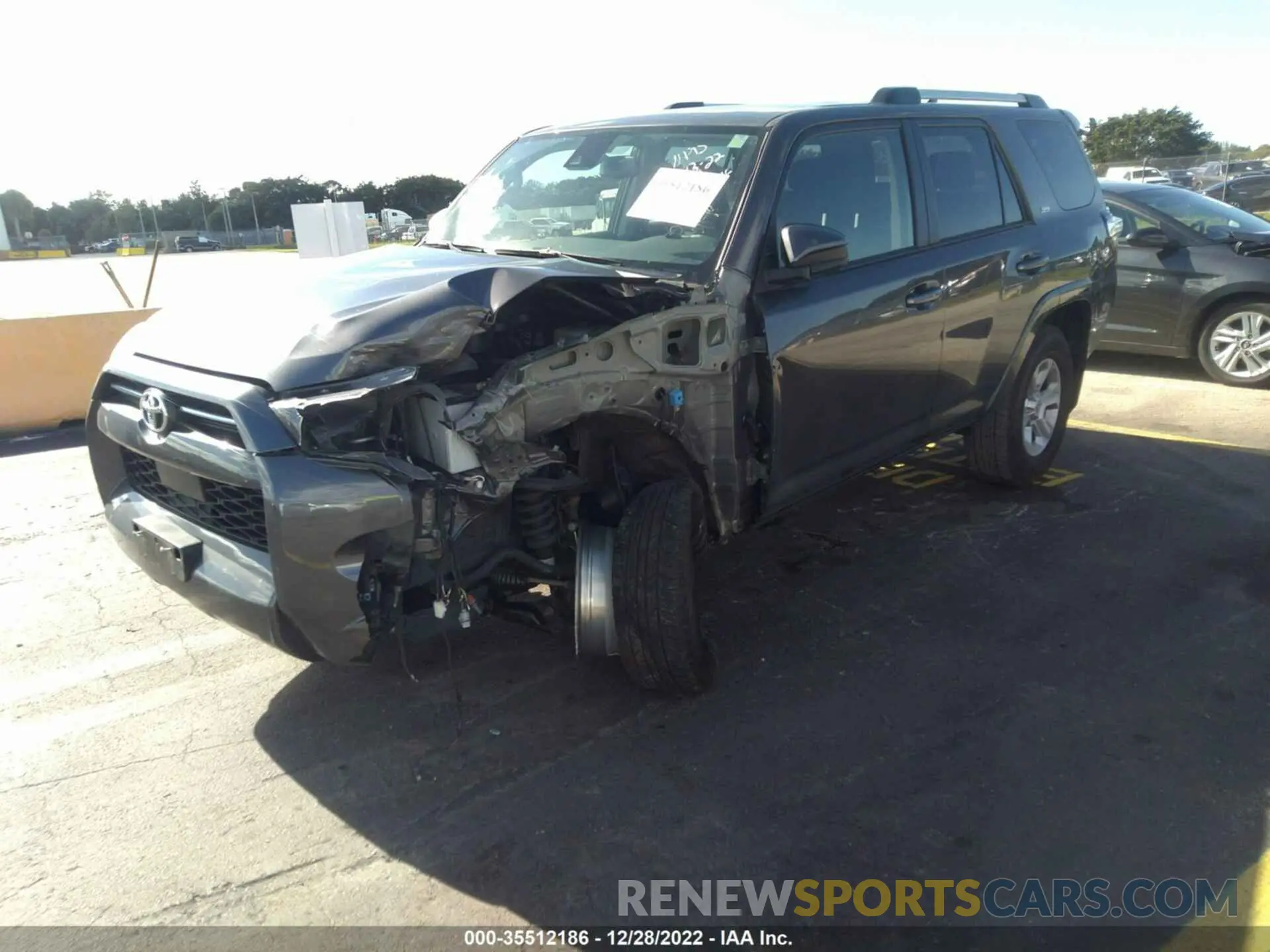 2 Фотография поврежденного автомобиля JTEMU5JR1M5905514 TOYOTA 4RUNNER 2021